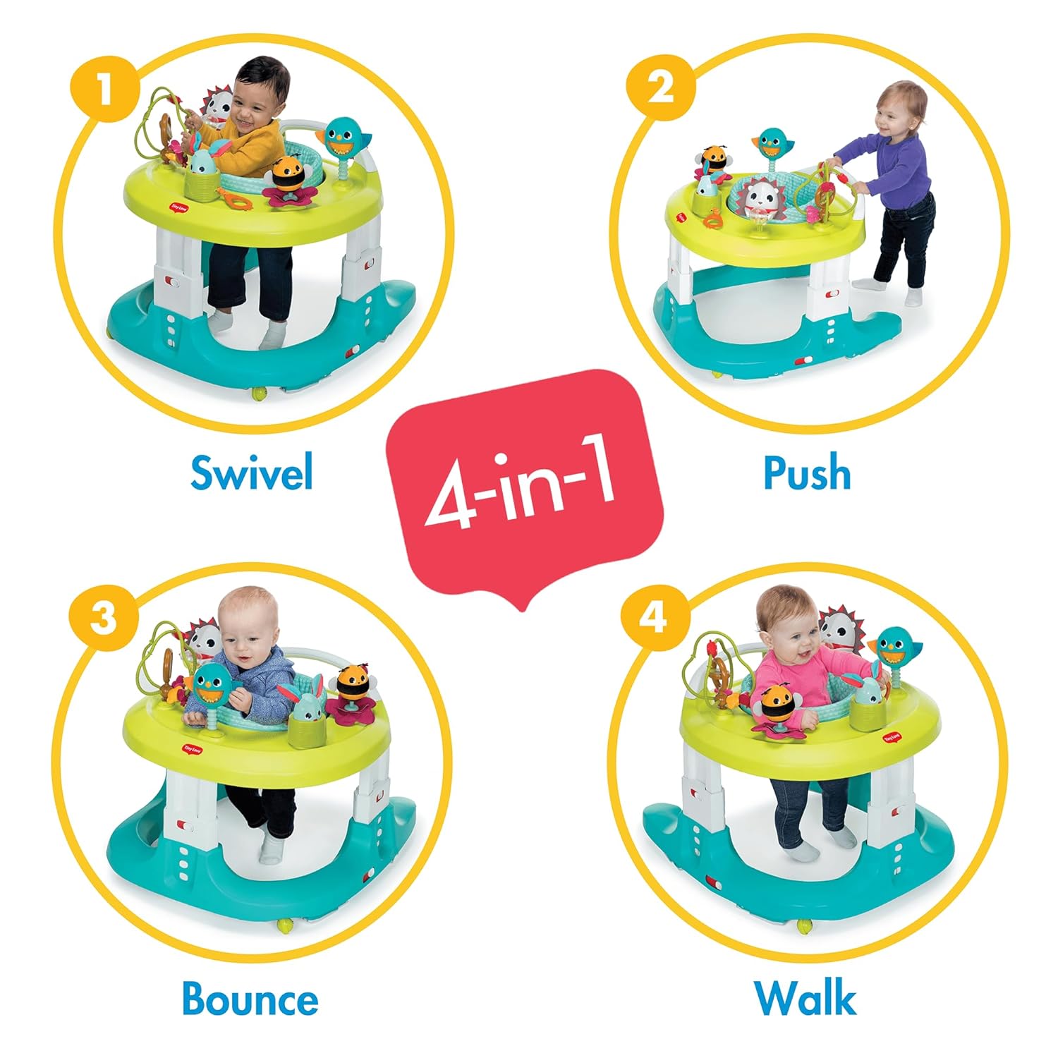 Tiny Love 4-in-1 Here I Grow Mobile Activity Center, Magical Tales