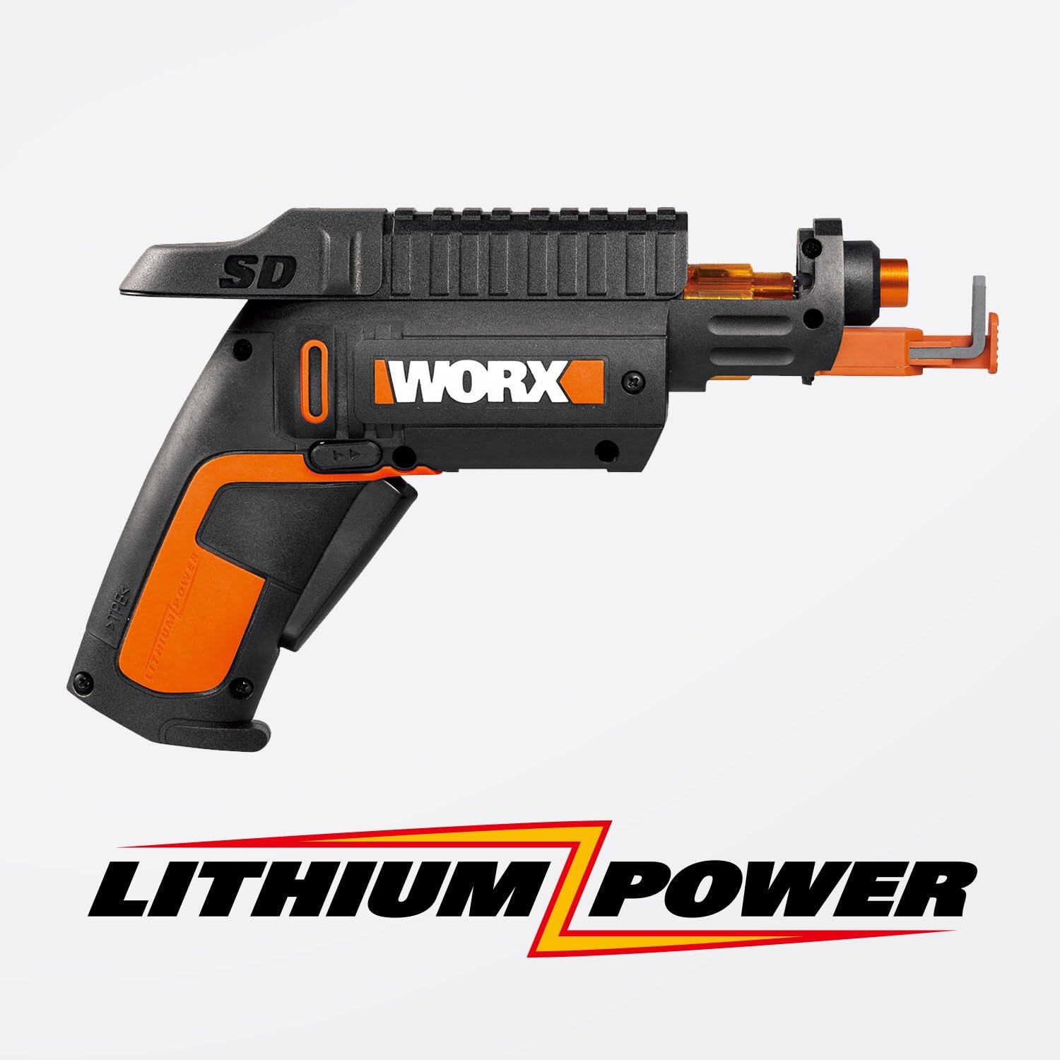WORX Cordless Screwdriver, 4V 6-Bit Cartridge with Screw Holder, WX255L