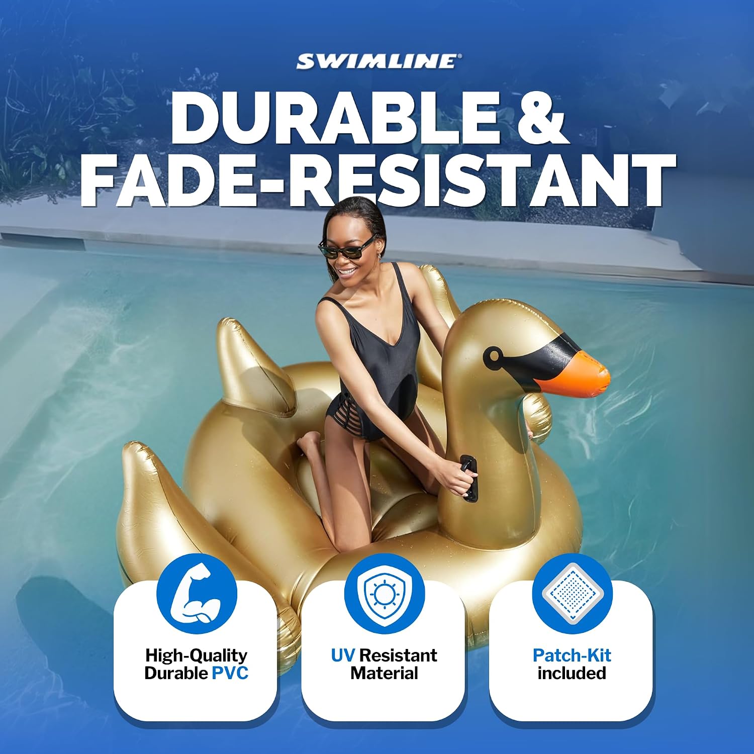 SWIMLINE Original Giant Inflatable Pool Float Floatie Ride-On