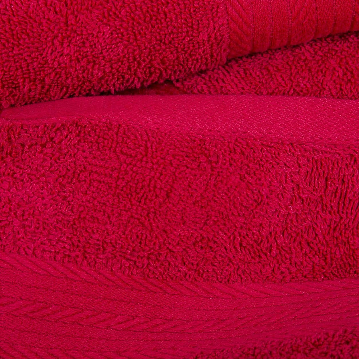 Ample Decor 100% Cotton Hand Towels 18x28 Inches, 600 GSM, Soft & Absorbent, Set of 12, Purple