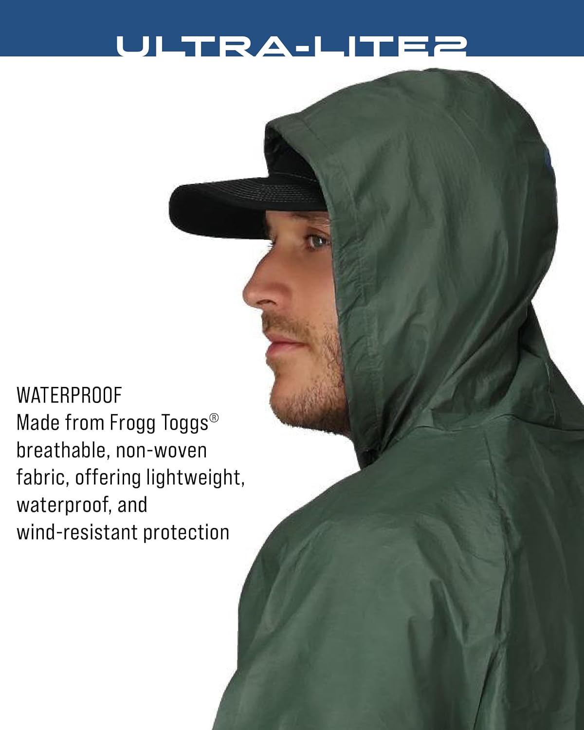 FROGG TOGGS Men's Ultra-Lite2 2-Layer Waterproof Breathable Rain Suit