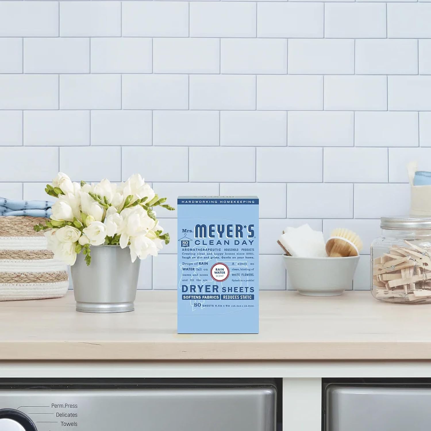MRS. MEYER'S CLEAN DAY Dryer Sheets, Lavender, 80 ct