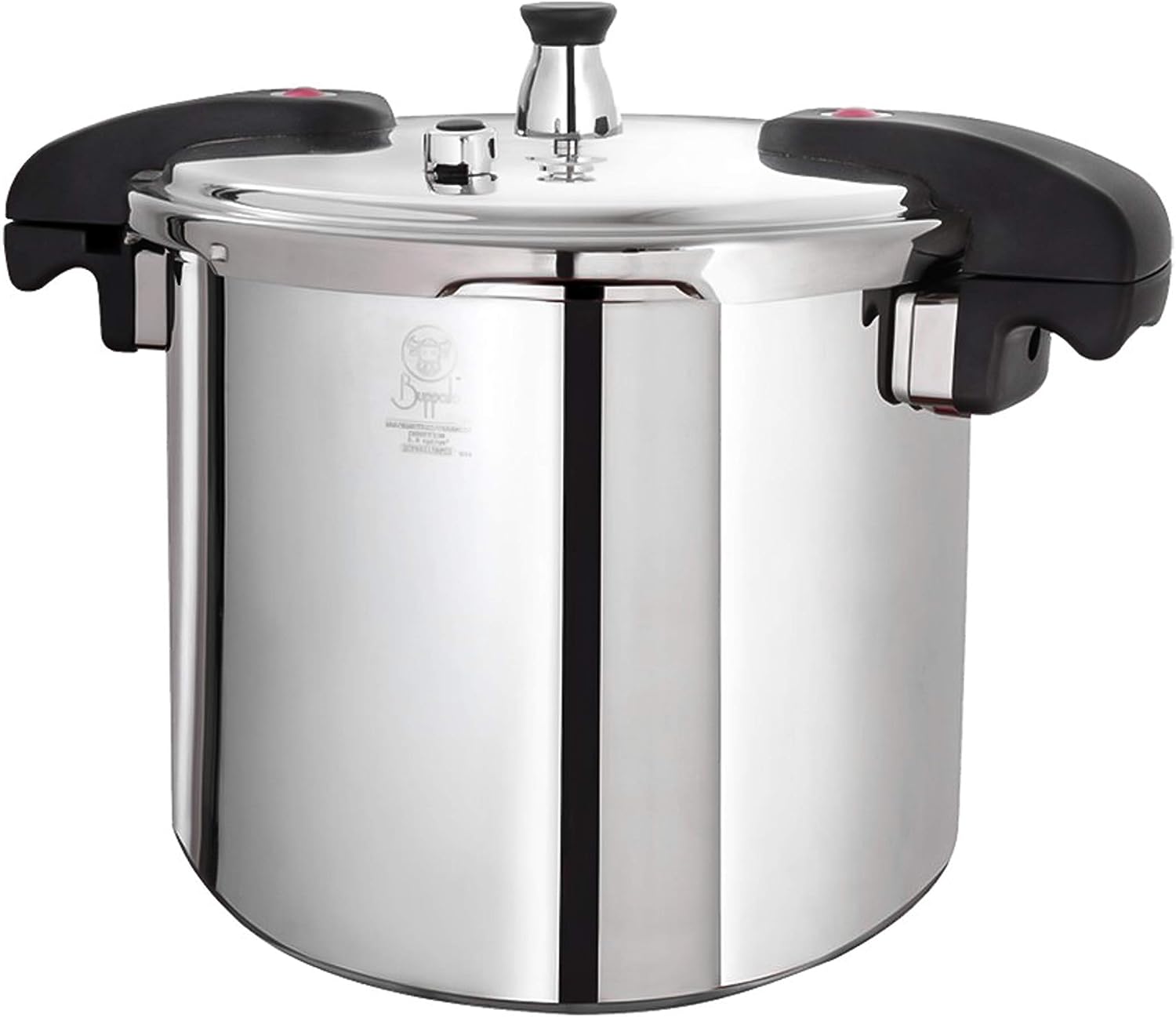 Buffalo 15 Qt Pressure Cooker Stainless Steel - Large Stove Top Canner | 15 Quart Pressure Canners for Canning - Easy to Clean Pressure Canning Pot with Lid - Can Cooker - QCP415