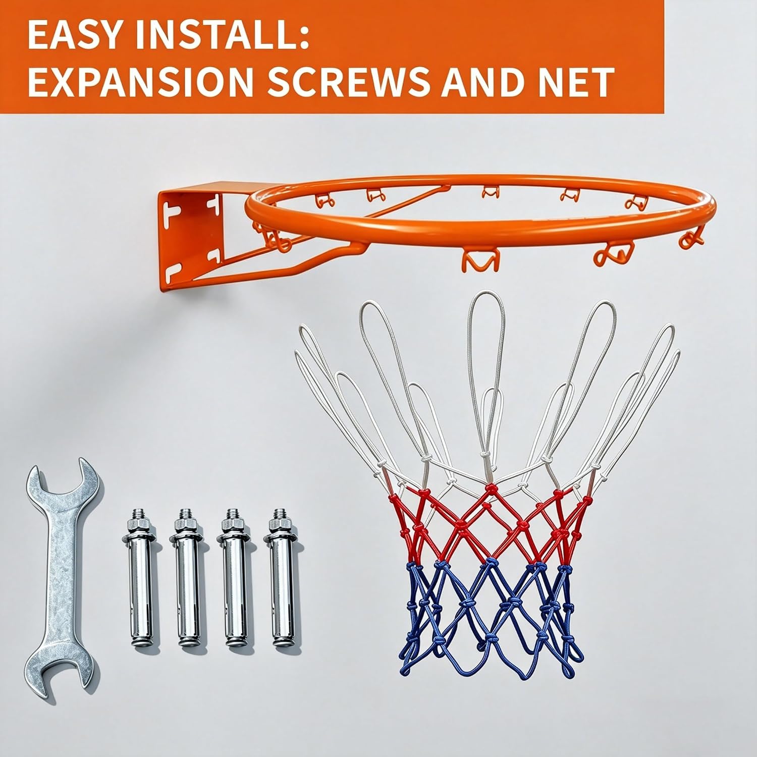 Rakon 18" Solid Replacement Basketball Rim