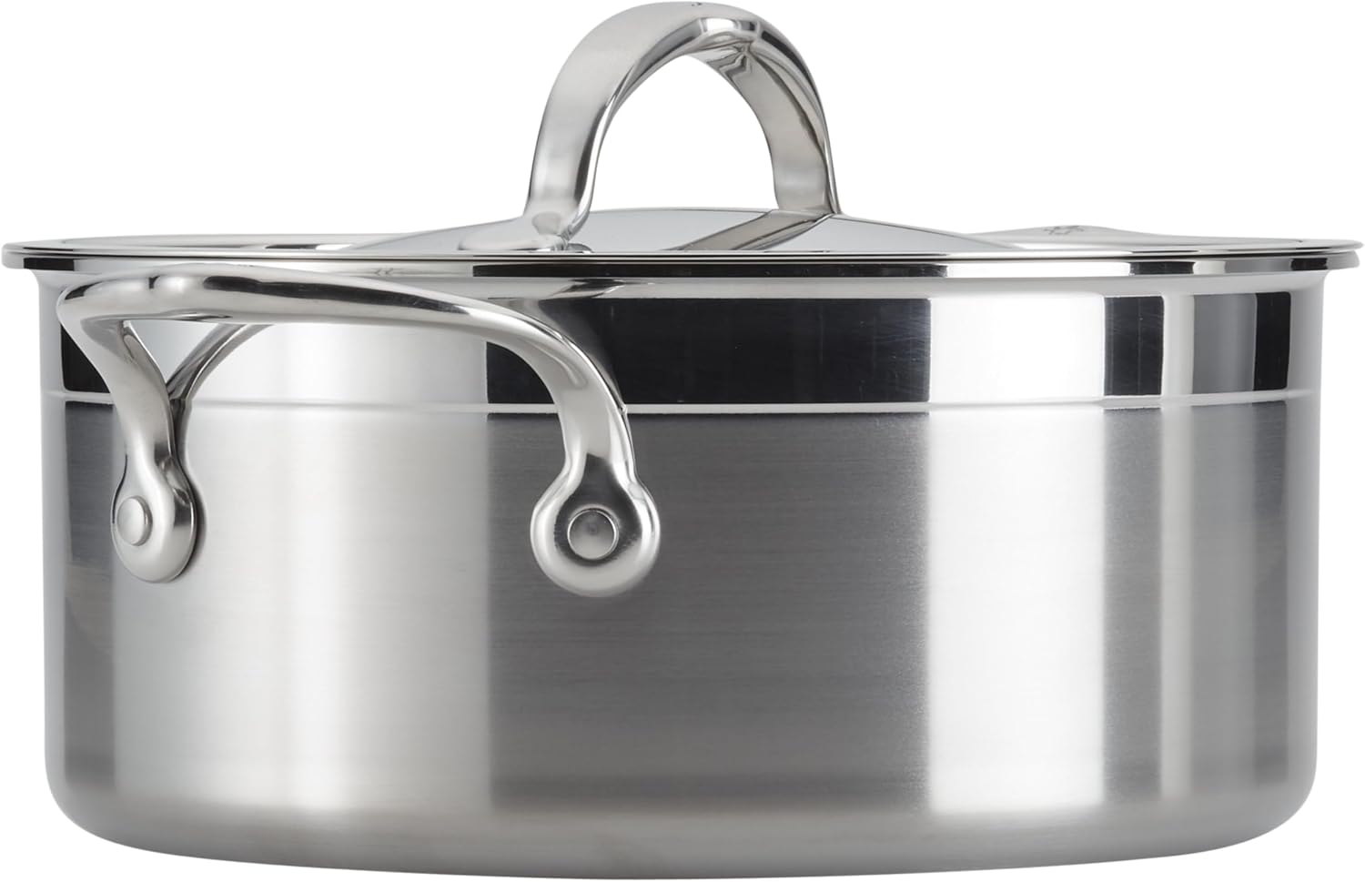 Hestan ProBond Forged - Professional Clad Stainless Steel Soup Pot, 3 Quart, Induction Compatible