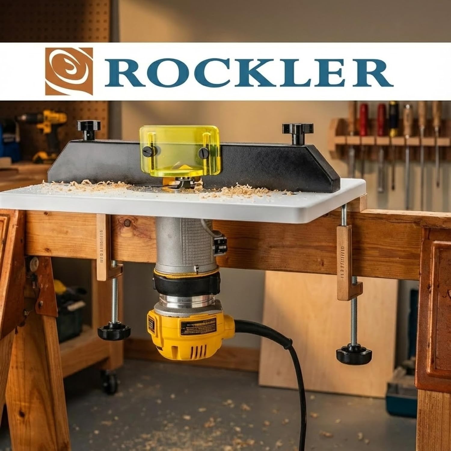 Rockler Trim Router Table with Bit Guard