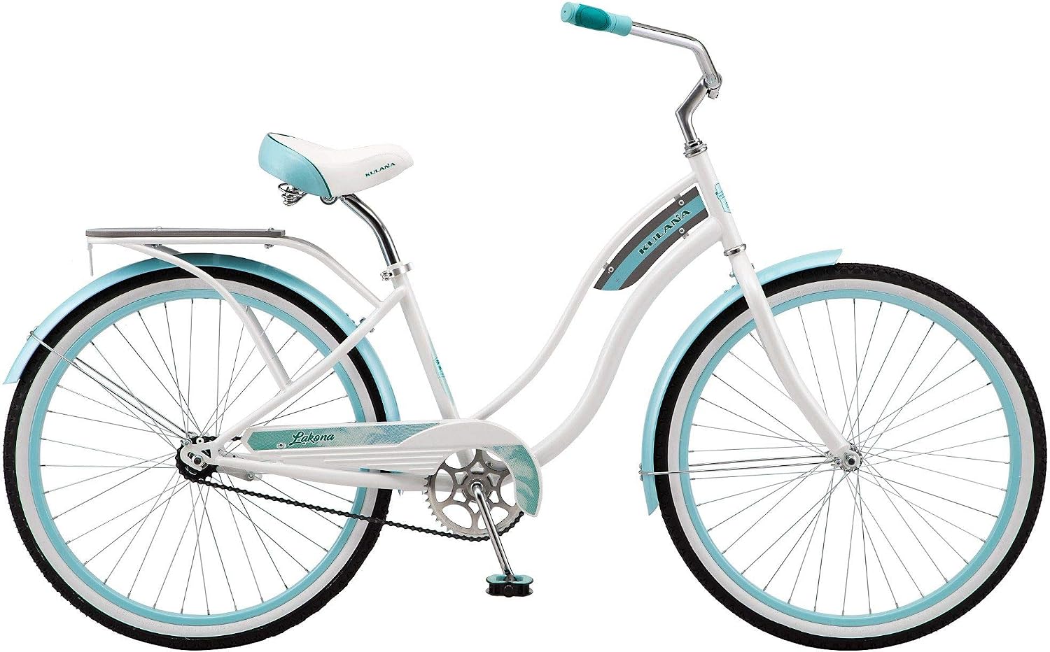 Kulana Lakona Shore, Tide or Wave Cruiser Bike, 20, 24 or 26 Inch Bike for Adults and Youth, 7 or Single Speed Beach Cruiser Bicycle