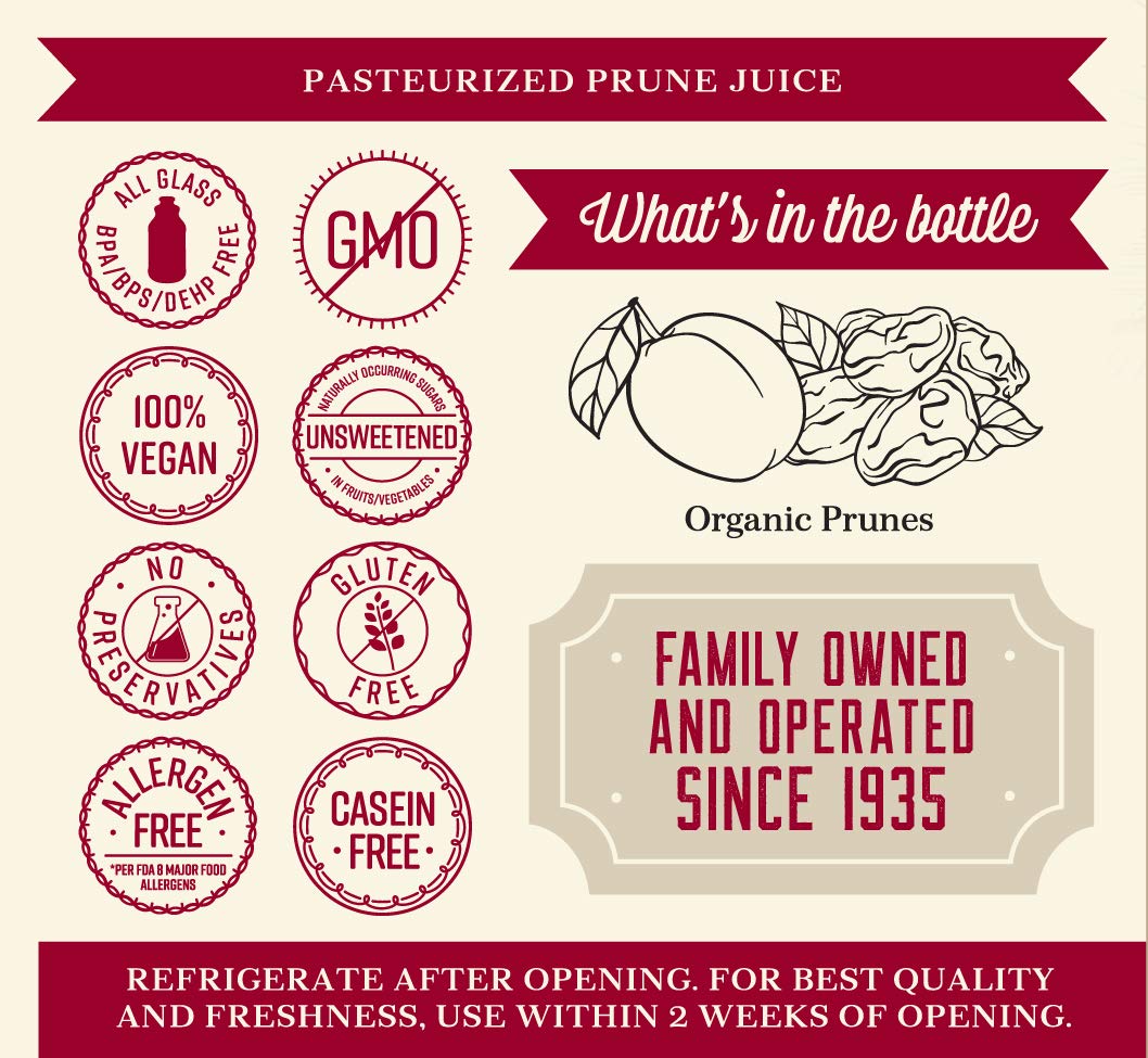 Lakewood Organic Pure Cranberry, Fresh Pressed, 32 Fl Oz (Pack of 6)