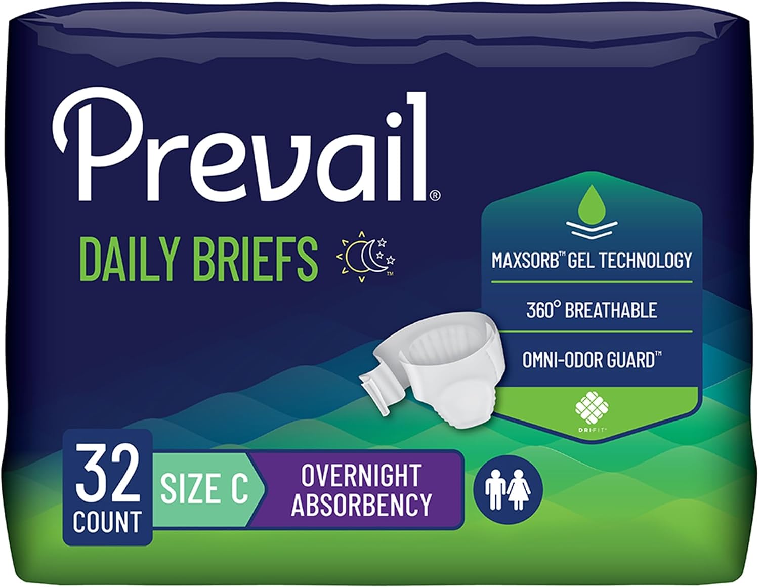 Prevail Incontinence_Protector, Size A (48 Count) | Disposable, Incontinence, Ultimate Absorbency, Size A