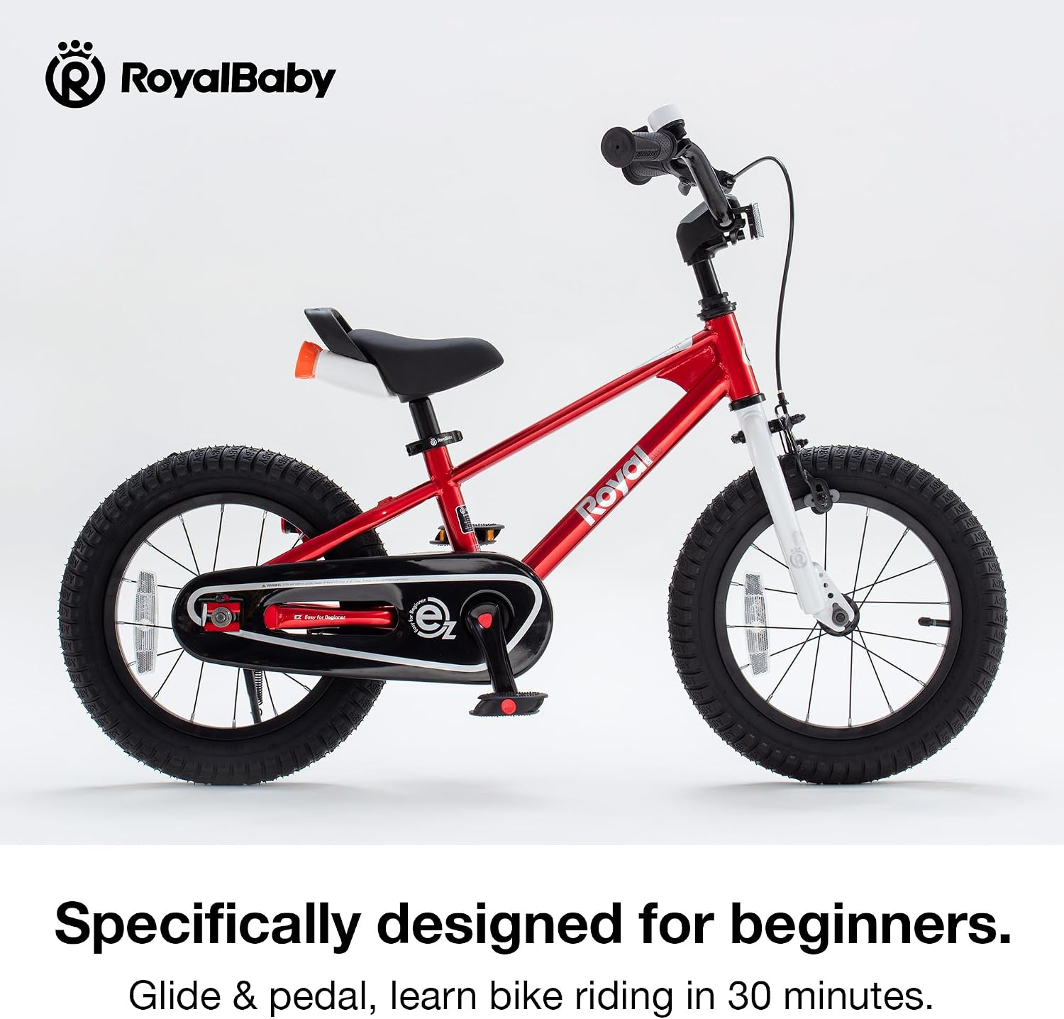 RoyalBaby EZ Kids Bike 12 14 16 18 20 Inch Balance Pedal 2-in-1 Training Bicycle Boys Girls Ages 3 to 12 Years Easy Learn for Beginners