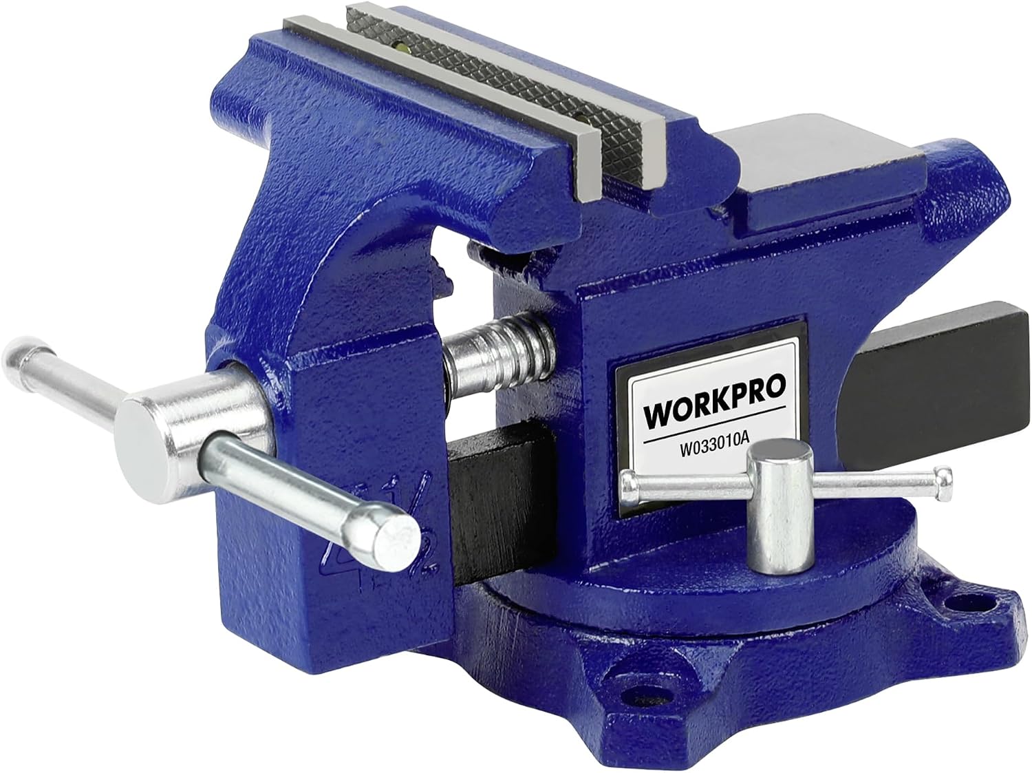 WORKPRO Bench Vise, 4-1/2" Vice for Workbench