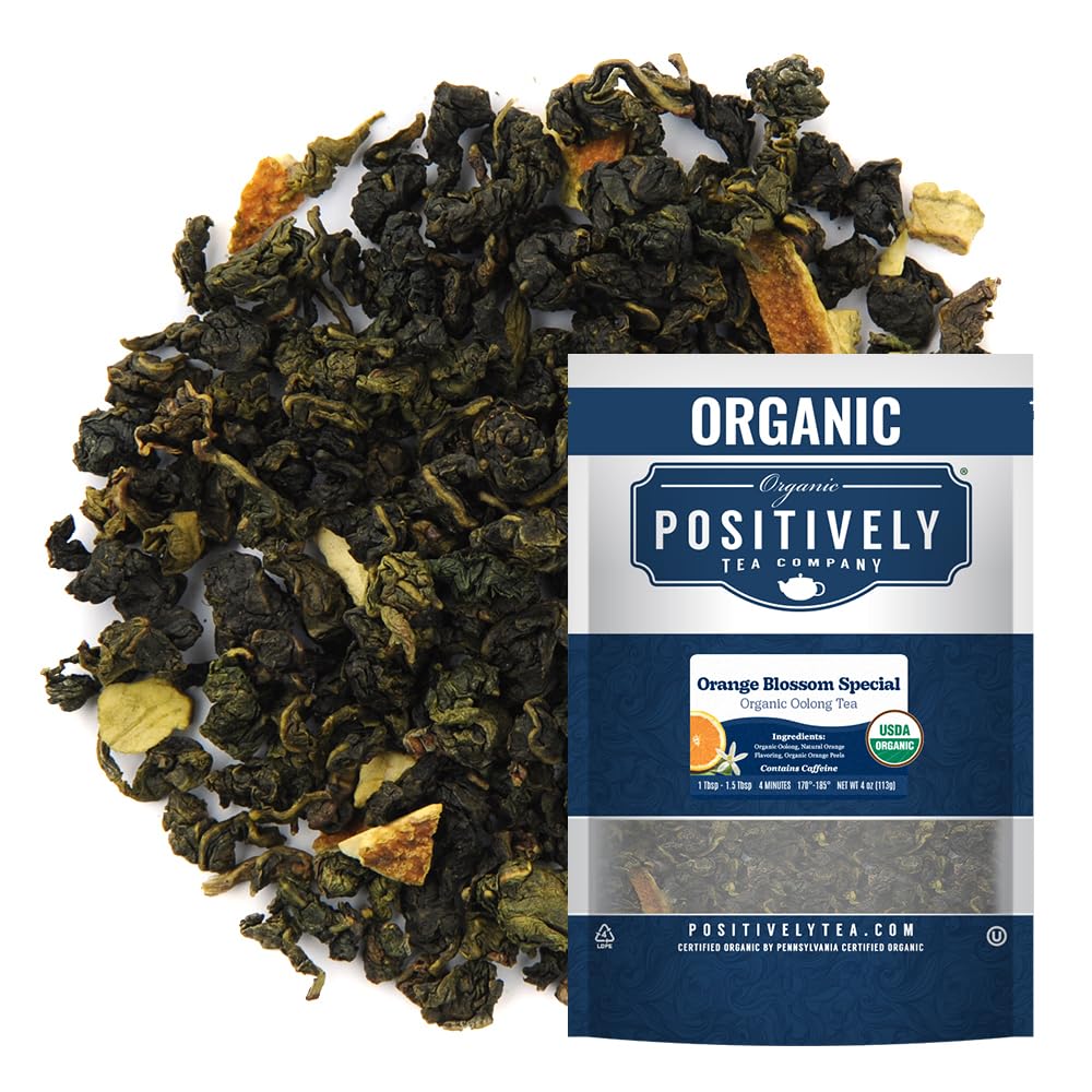 Organic Positively Tea Company, Yerba Mate Tea, (Unsmoked) Loose Leaf, 16 Ounce