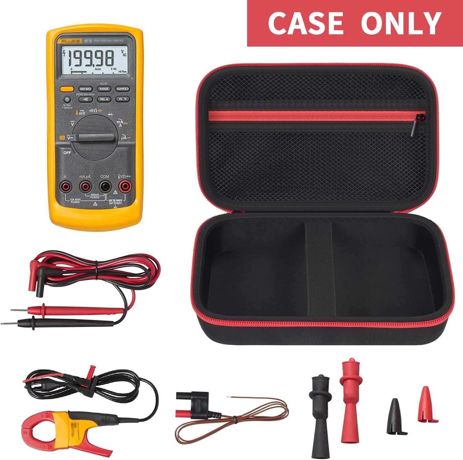 Comecase Hard Case for Fluke 87V/88V/15B+/17B+ and More Digital Multimeter