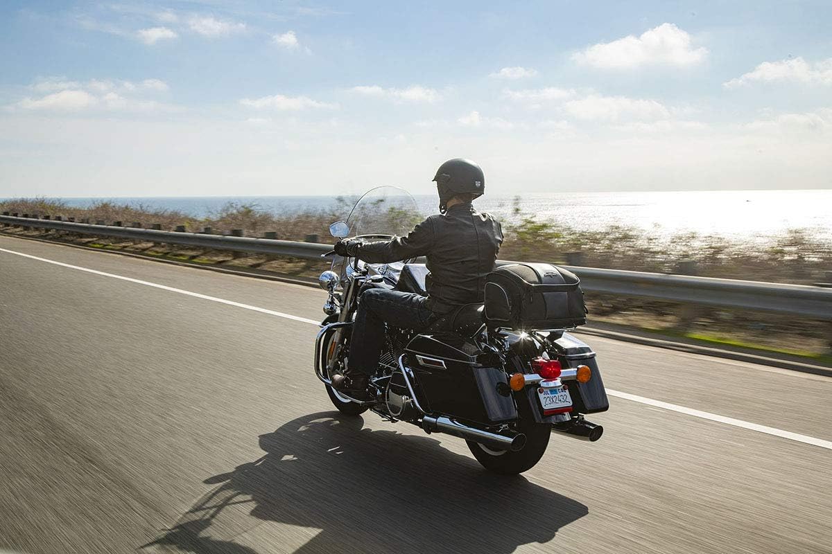 Nelson-Rigg Route 1 Weekender Backrest/Sissy Bar Rack Bag; Fits Harley Davidson, Indian, Yamaha & Suzuki Motorcycles