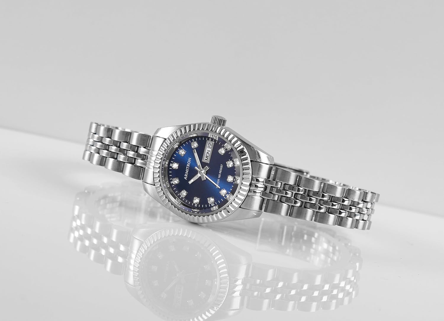 Armitron Women's Genuine Crystal Accented Bracelet Watch, 75-2475