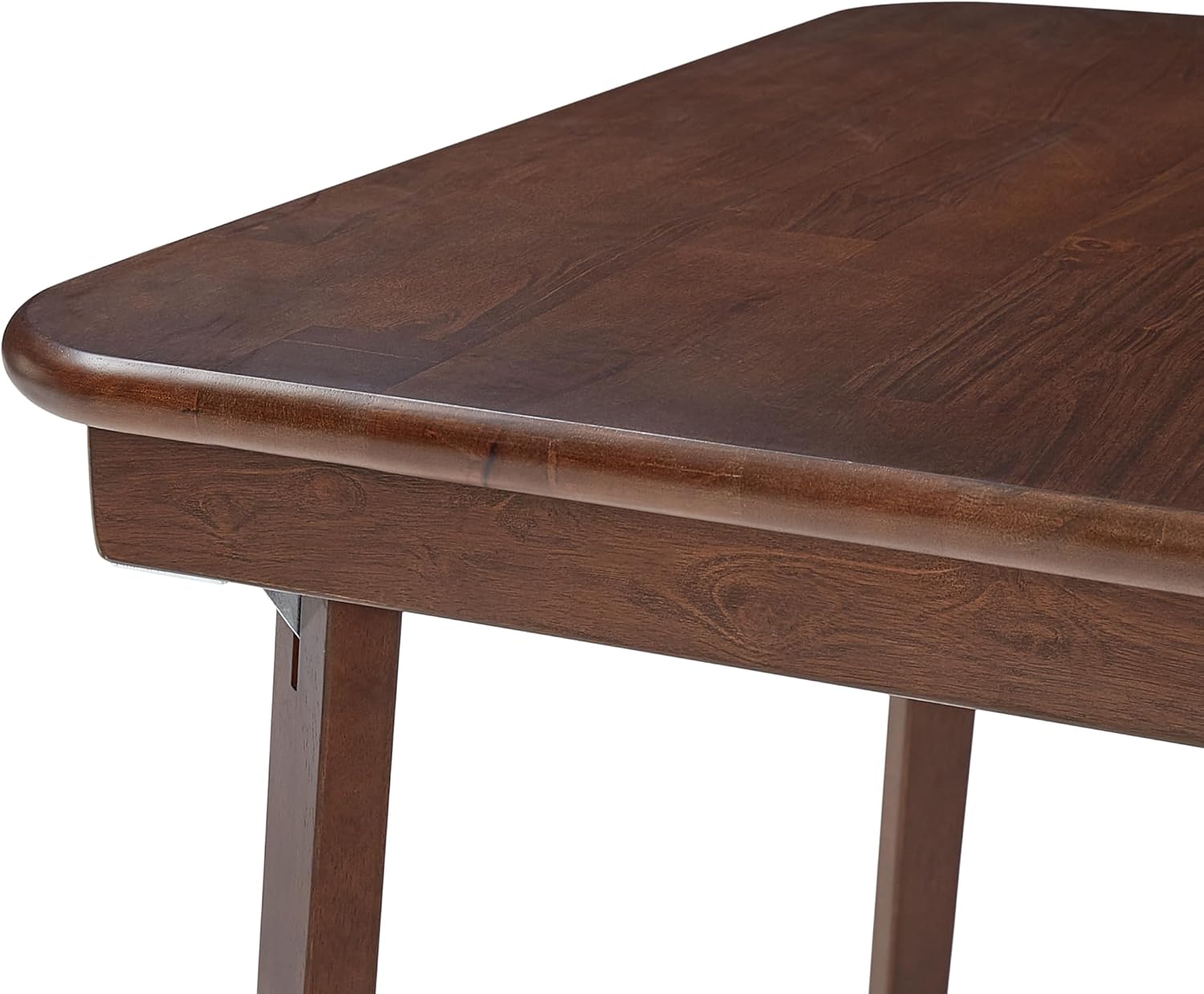 Stakmore Classic Straight Edge Square Wood Folding Table, 32x32, Oak | Foldable Card Table, Wooden Tabletop Furniture for Cards, Board Games & Dining
