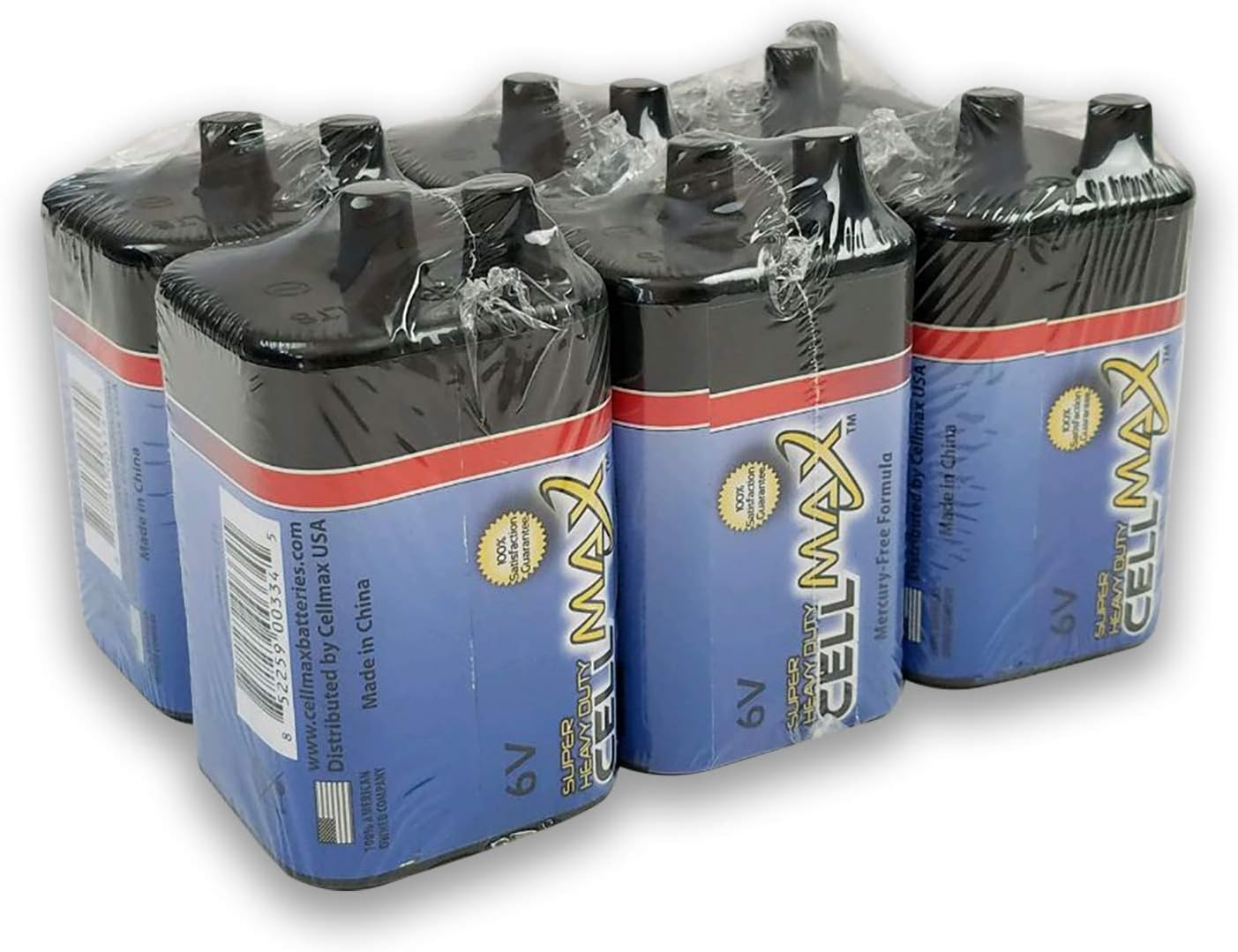 6-Volt Super Heavy Duty, Lantern Battery - 6 Pack