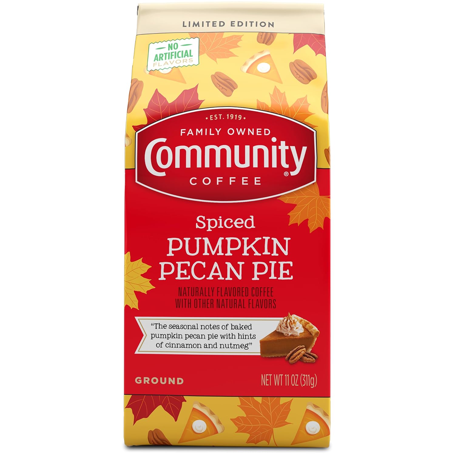 Community Coffee Caramel Cookie Butter Flavored 12 Ounces, Medium Roast Ground Coffee, 12 Ounce Bag (Pack of 1)