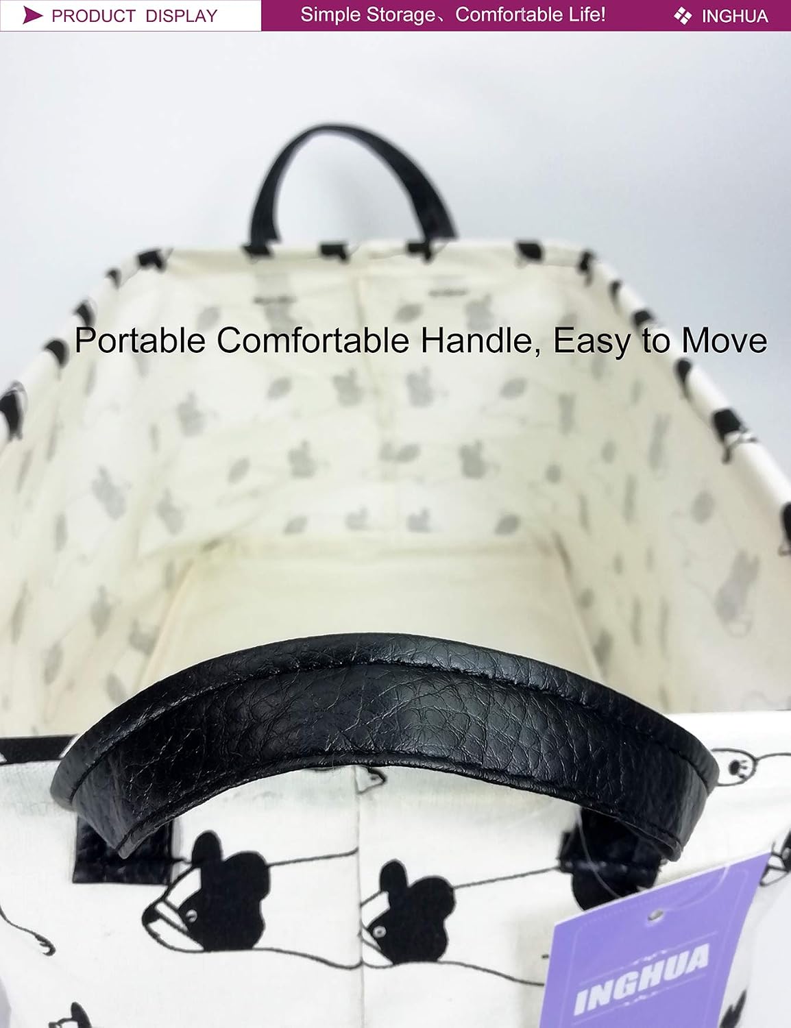 Rectangular Storage Basket Gift Bag Rec Spaceships
