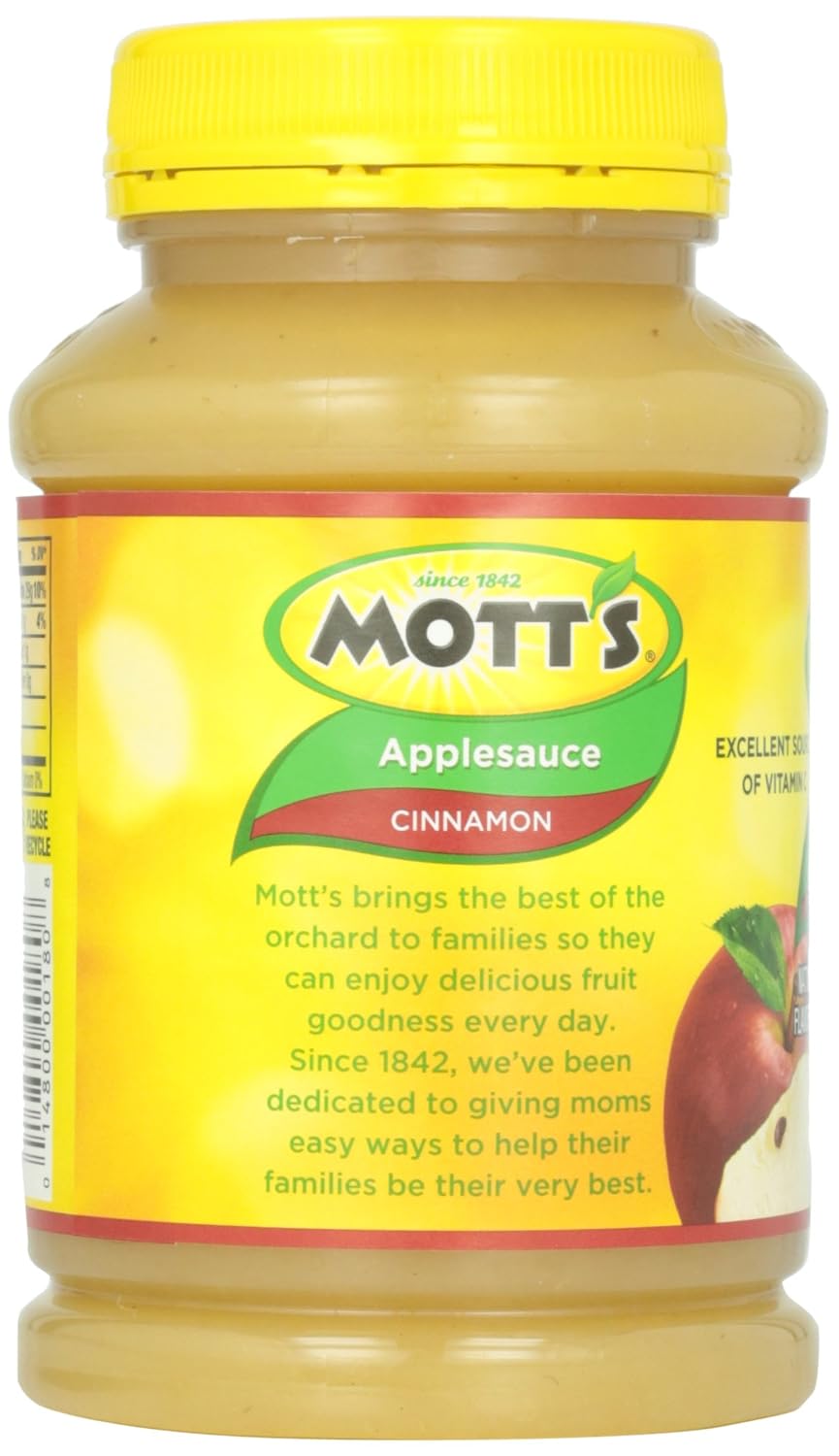 Motts Inc Apple Sauce, Cinnamon, 24 oz
