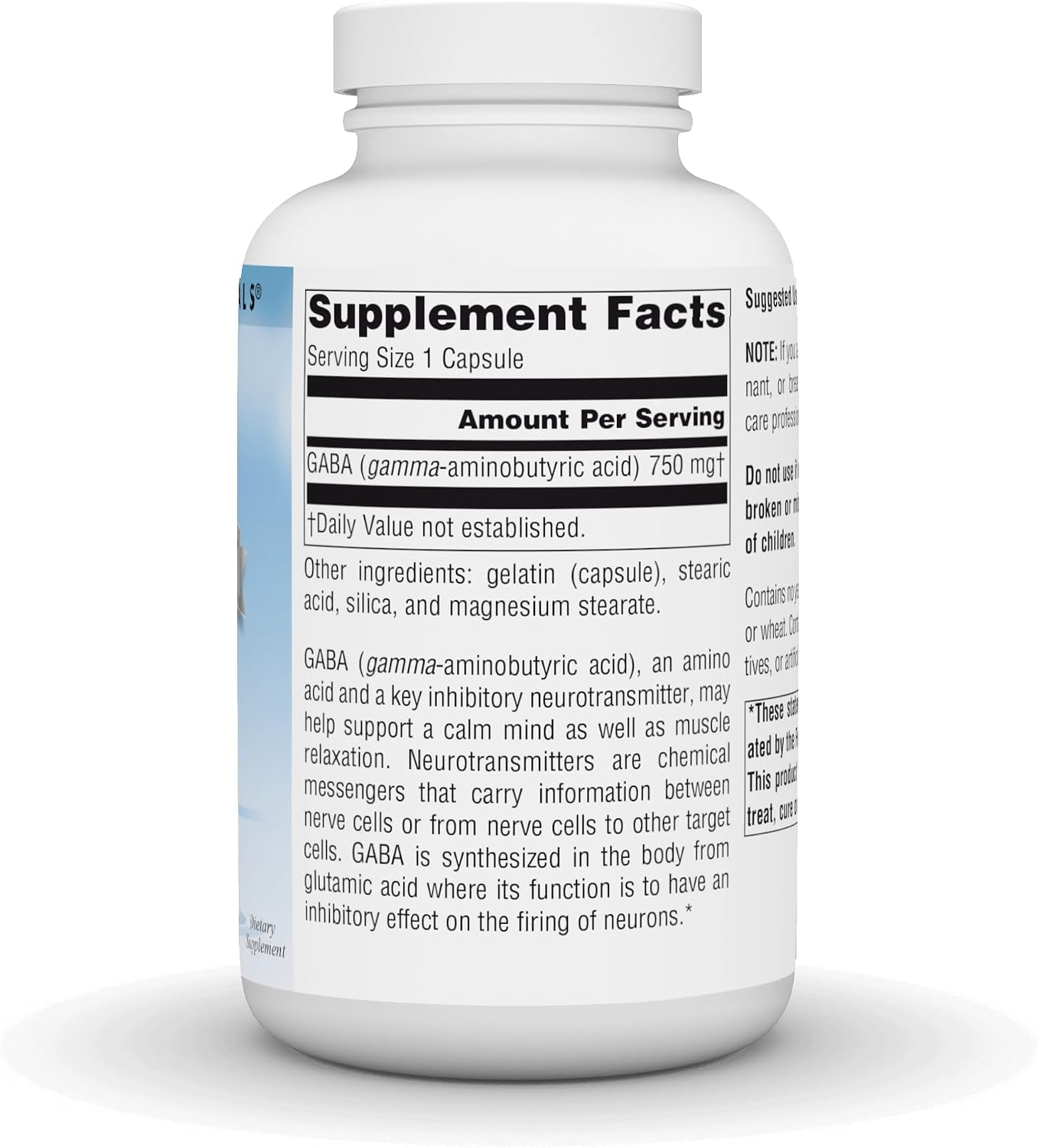 Source Naturals Serene Science GABA, for a Calm Mind, 750mg - 45 Capsules