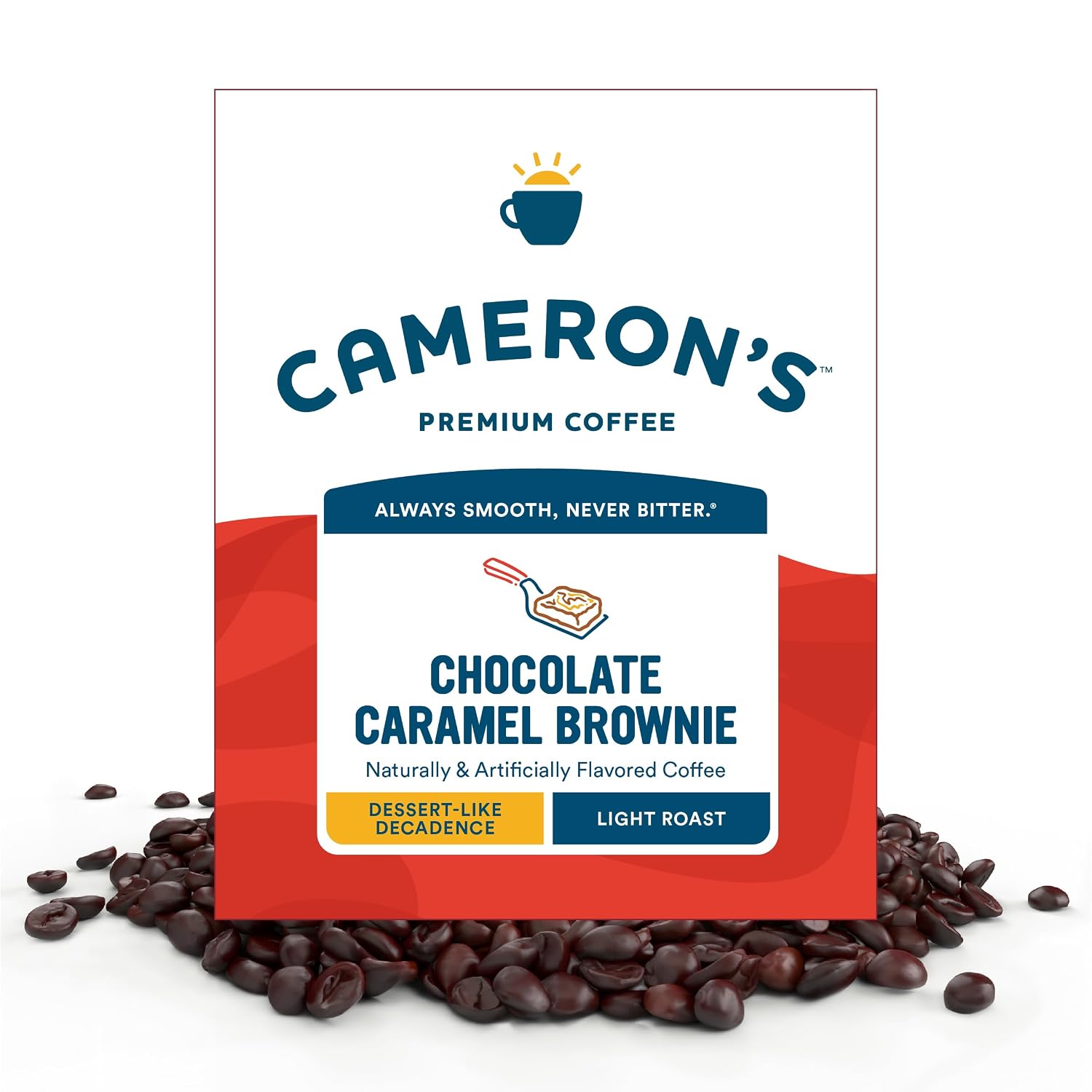 Cameron's Coffee Roasted Whole Bean Coffee, Flavored, Vanilla Hazelnut, 4 Pound