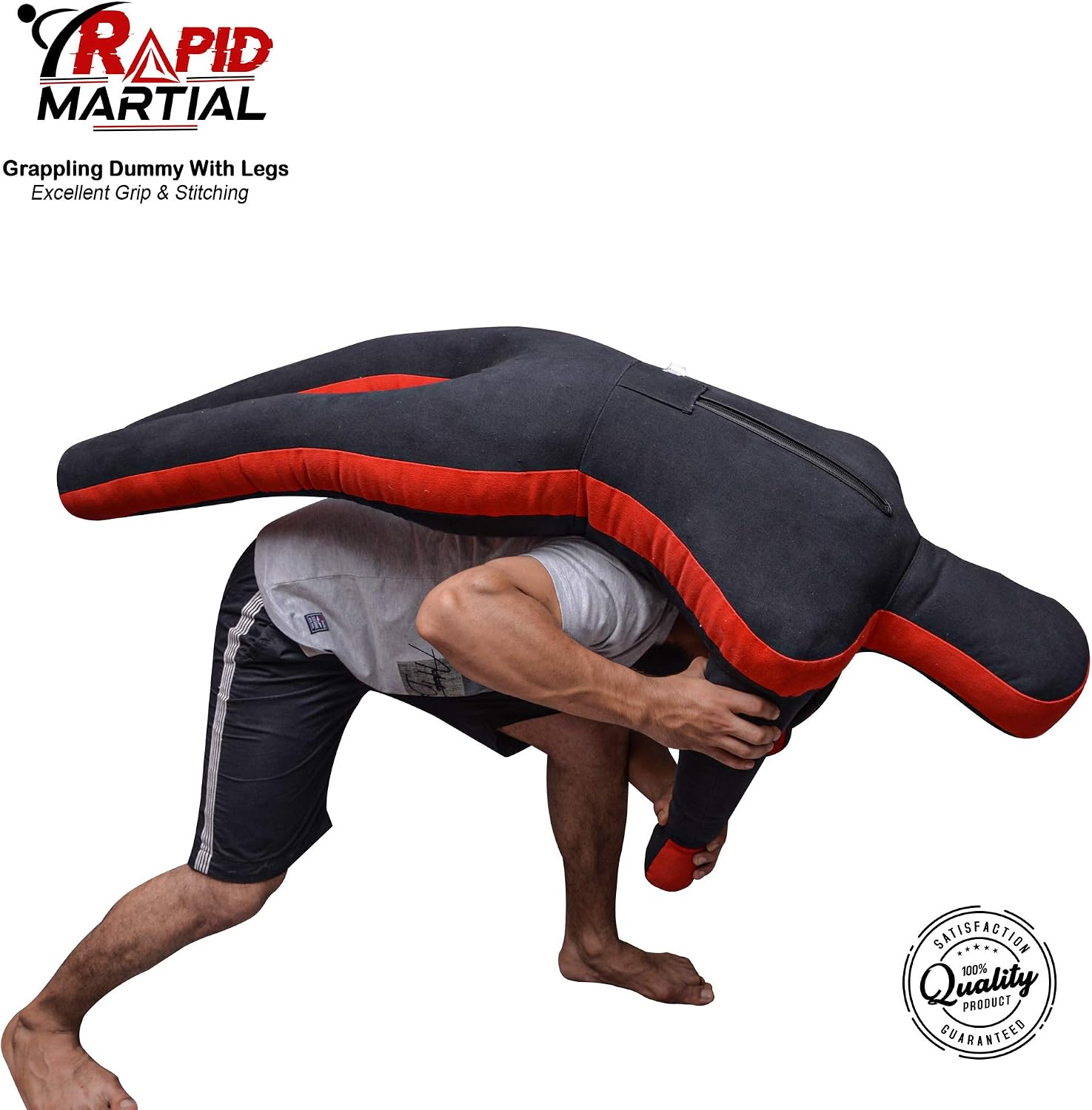 Brazilian Jiu Jitsu MMA Grappling Submission Throwing Dummy for Judo Karate & self Defence Training.- UNFILLED 5 Feet…
