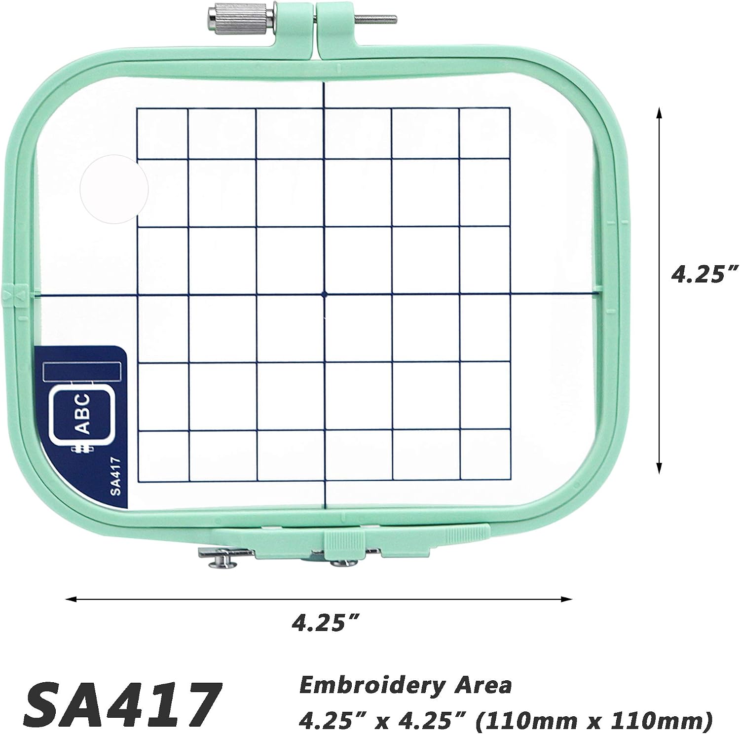 Sew Tech Embroidery Hoop for Brother, 4.3x7.1in 110x180mm SA418 EF33 Frame