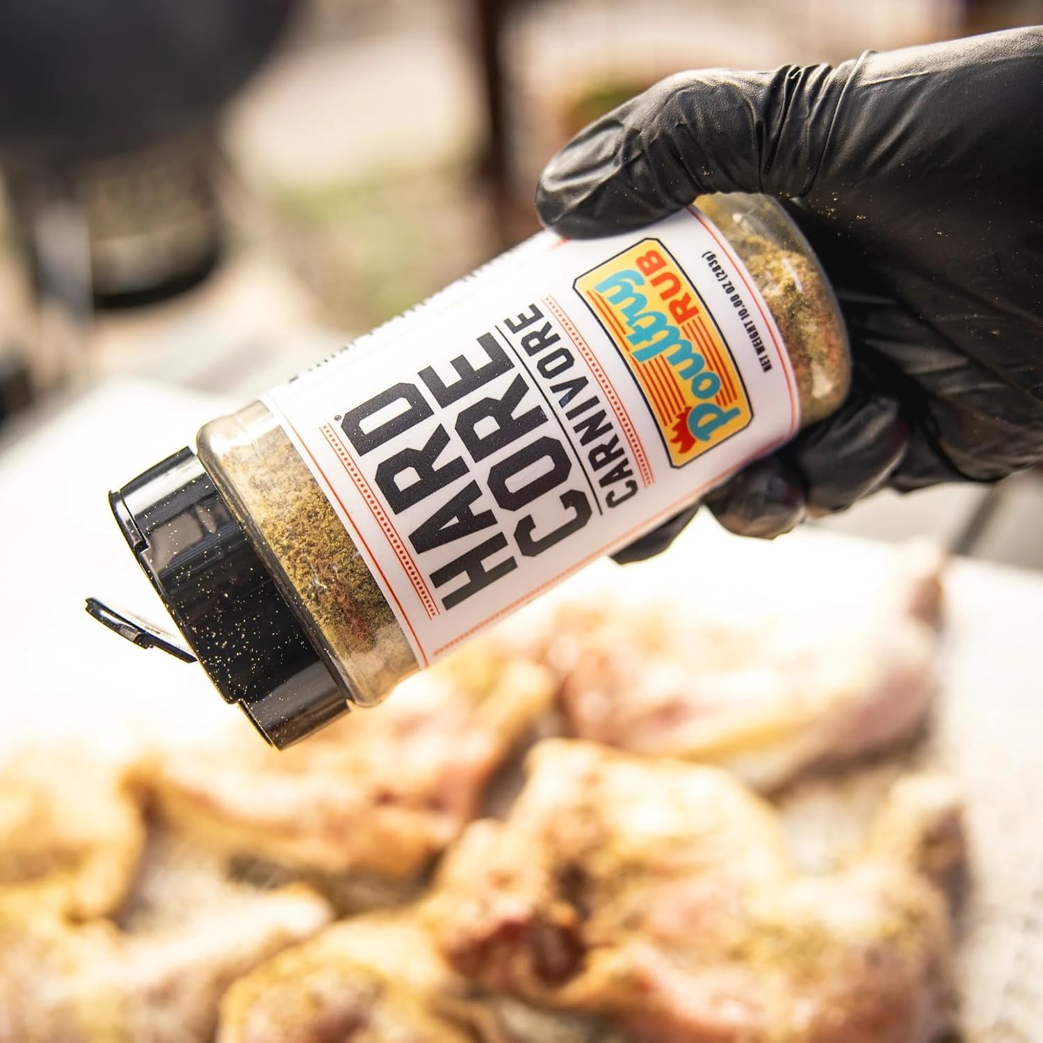 Hardcore Carnivore Black | All-Purpose Beef Seasoning Rub, 13oz Shaker