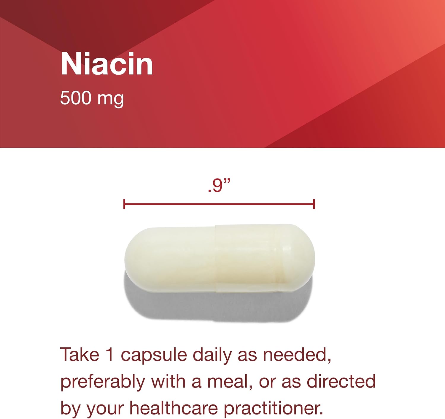 PROTOCOL FOR LIFE BALANCE Niacin 500mg - Inositol Hexanicotinate - No Flush Niacin - Vitamin B3 - Energy & Metabolism Support* - Vegan & Kosher - 90