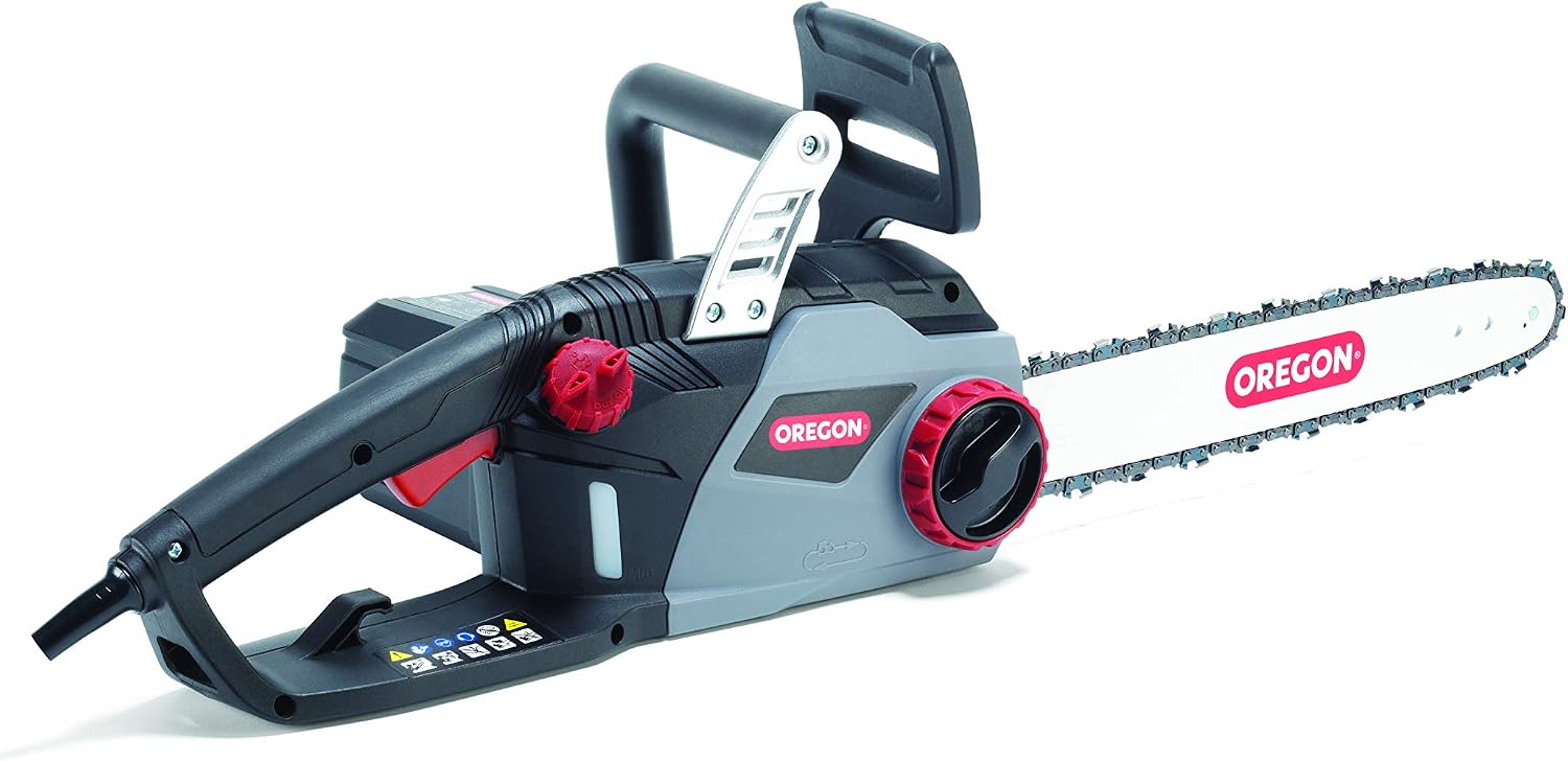 Oregon CS1400 15 Amp Electric Chainsaw, Powerful Corded Electric Saw with 16-Inch Guide Bar & ControlCut Saw Chain, Quiet & Low Kickback