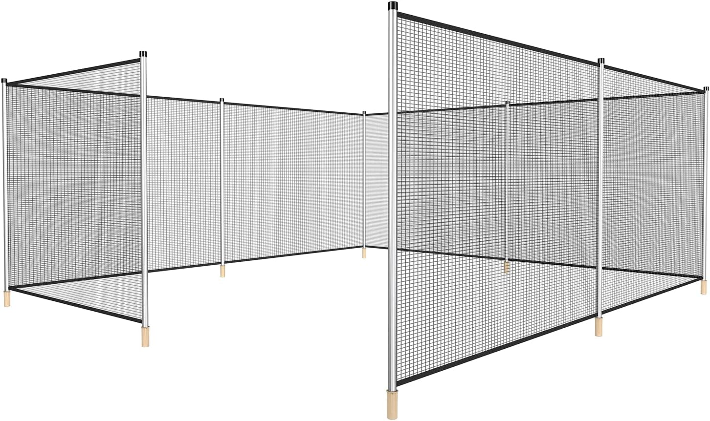 Patio Pool Fence Gate for Inground Pools with Privacy Fence Gate Door for Garden Deck Backyard Chicken Dog Outdoor Security Gate Removable 6’ H X