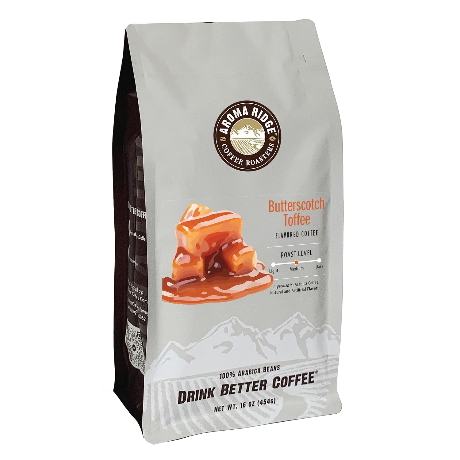 Aroma Ridge Butterscotch Brulee Flavored Coffee