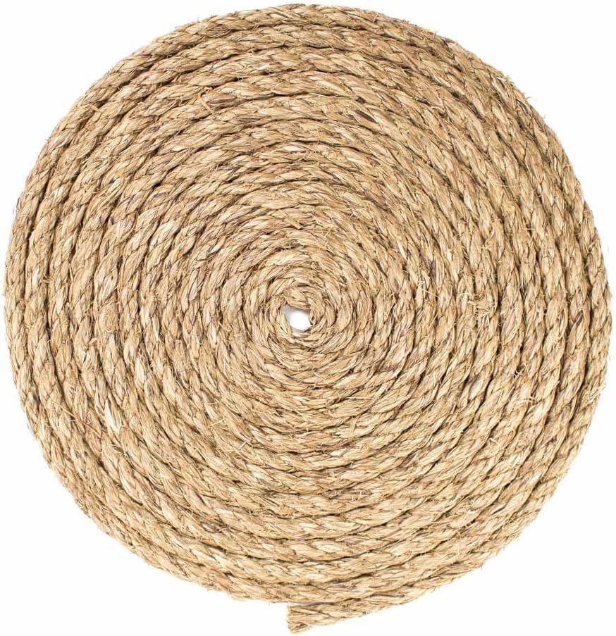 Twisted Manila Hemp Rope (1 Inch x 25 Feet)