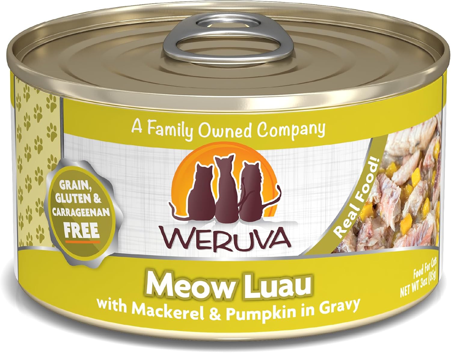 Weruva Classic Cat Food, Paw Lickin’ Chicken with Chicken Breast in Gravy, 3oz Can (Pack of 24)