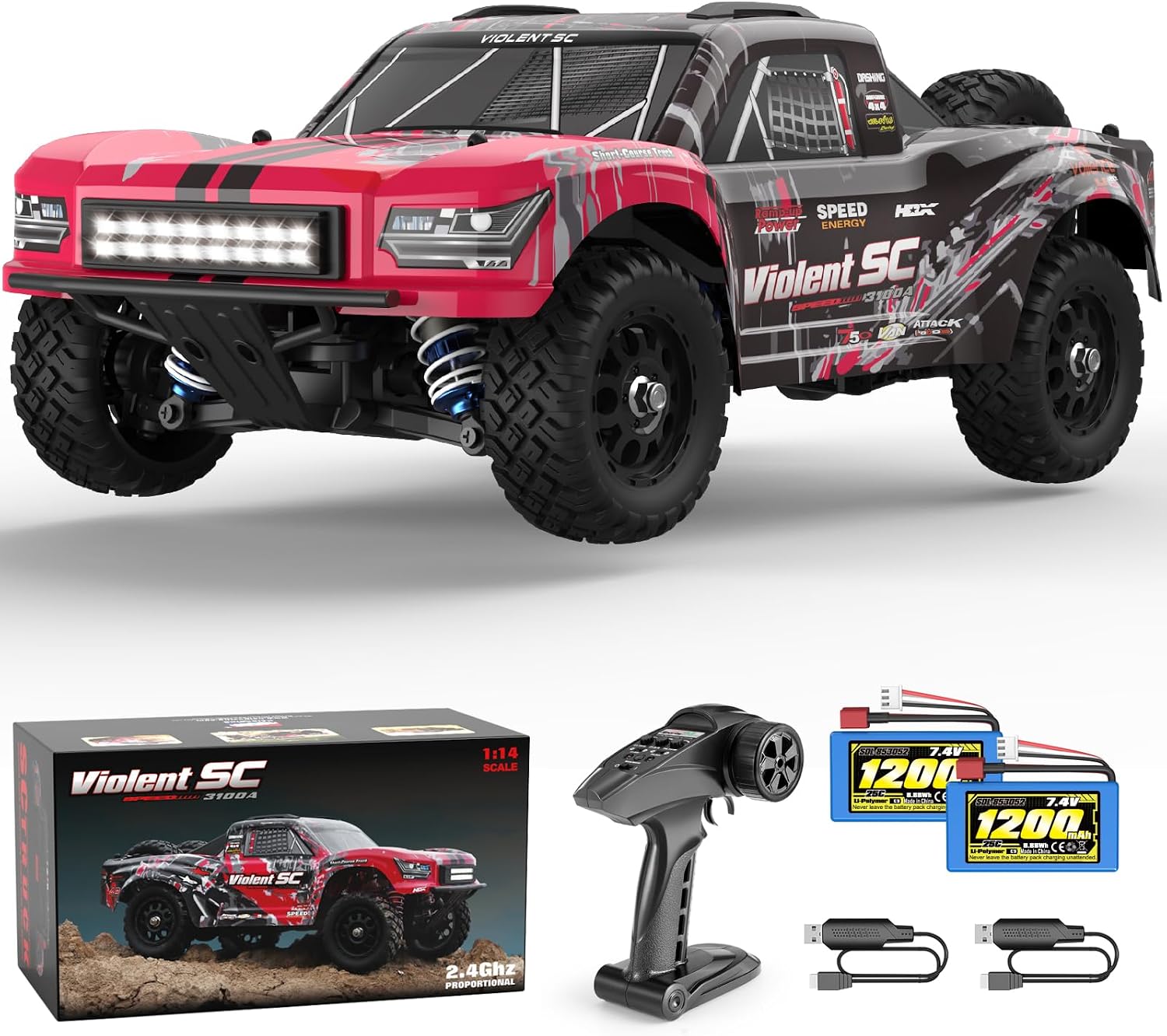 HAIBOXING 3100A 4X4 Off-Road Brushless RC Short-Course Truck