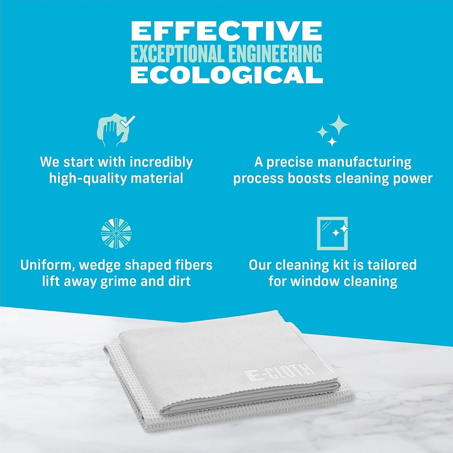 E-Cloth Window and Glass Cleaner Kit, Just Add Water - 1 Kit