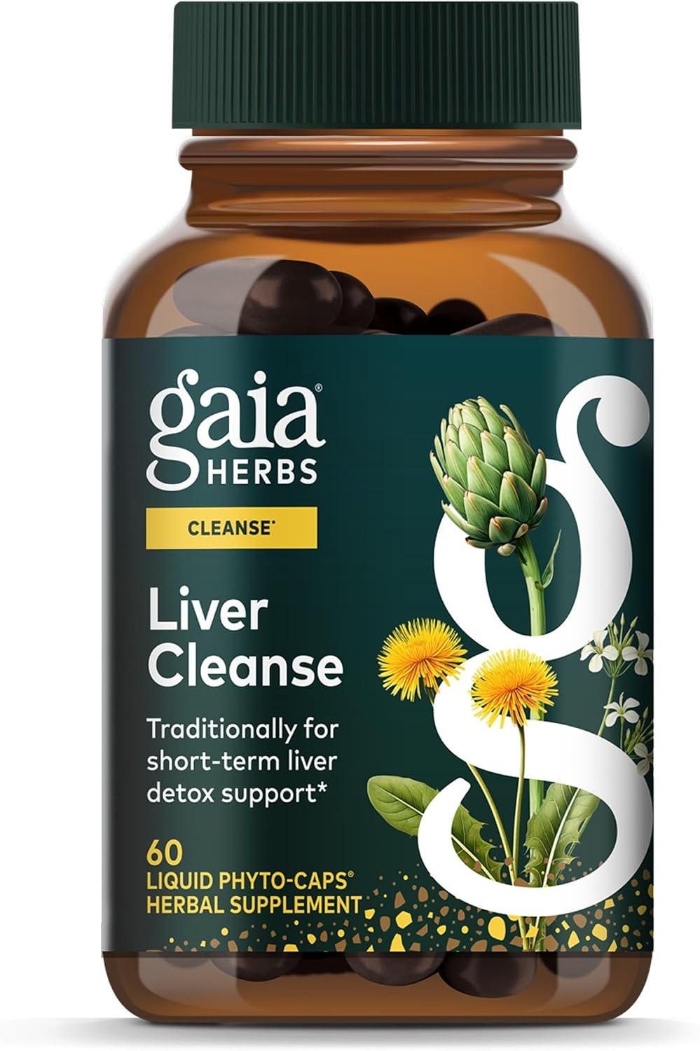 Gaia Herbs Liver Cleanse - Liver Health Support Herbal Supplement with Milk Thistle, Burdock, Turmeric