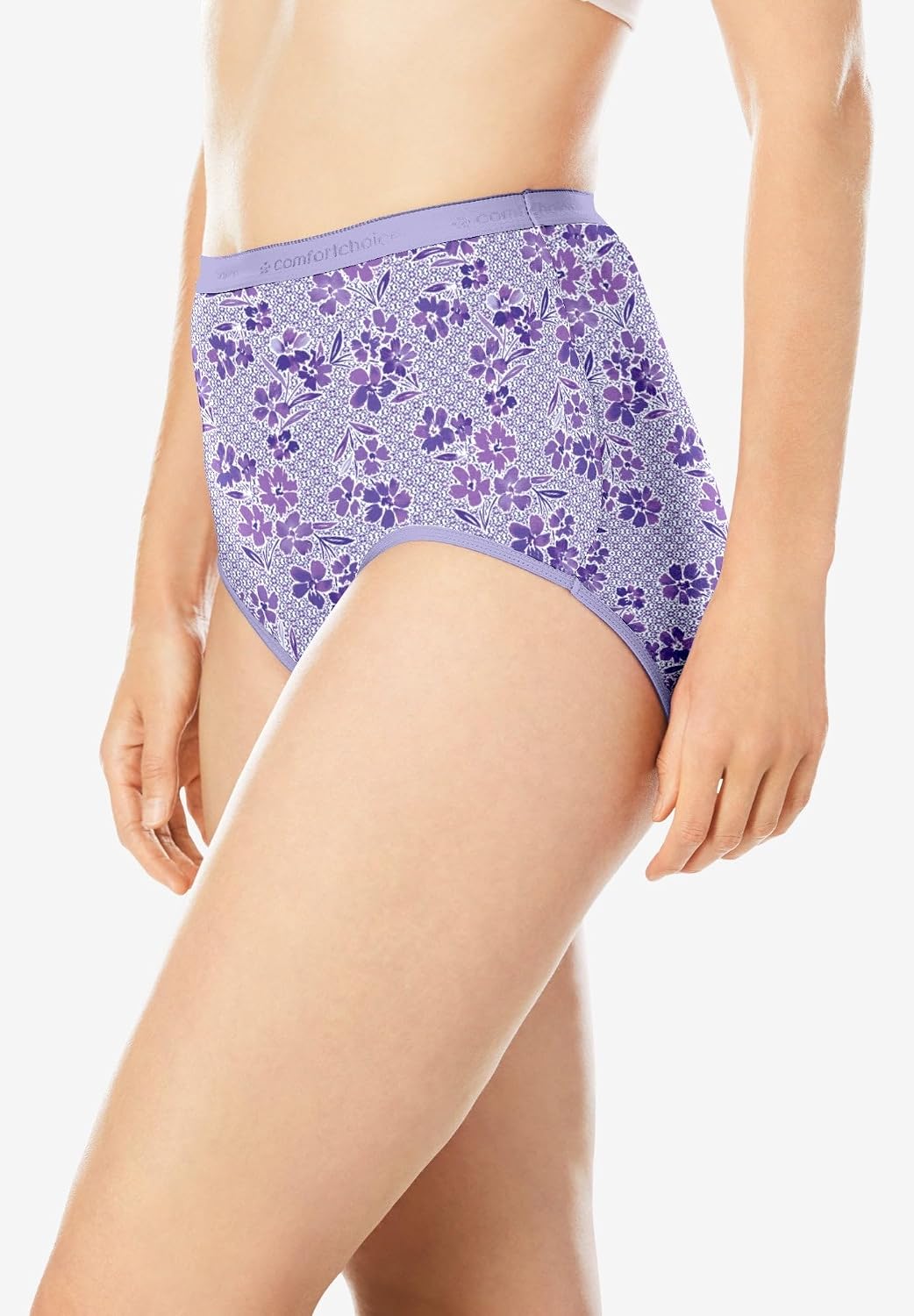 Comfort Choice Full Coverage Cotton Brief 10-Pack