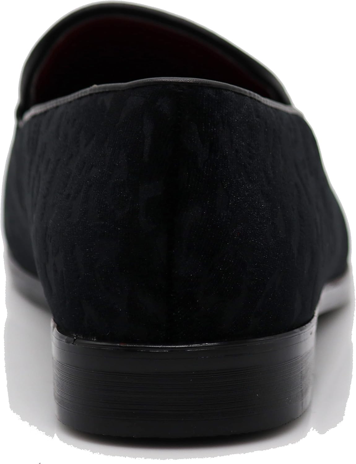 SPK35 Men's Vintage Velvet Flower Designer Dress Loafers Slip On Shoes Classic Tuxedo Dress Shoes