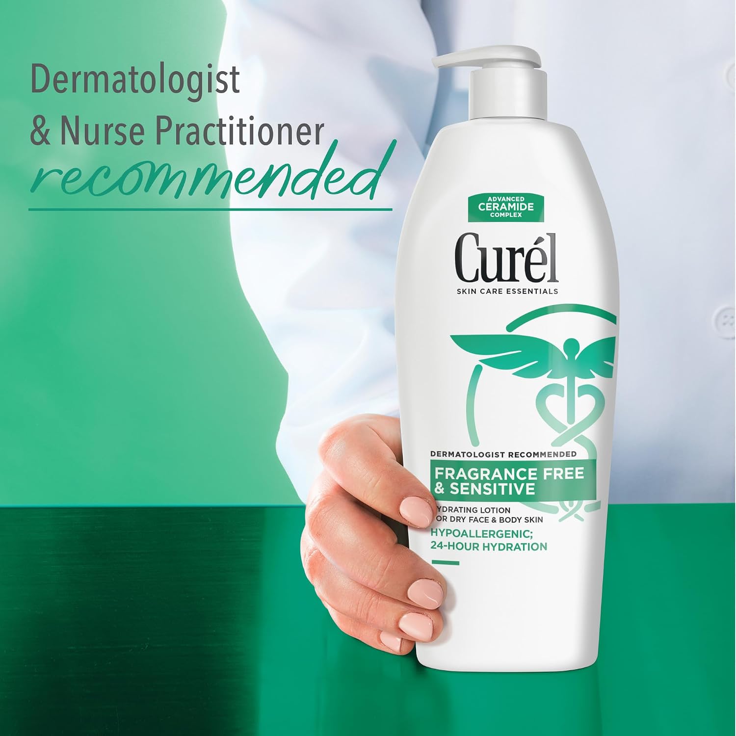Curel Fragrance Free Comforting Body Lotion, Body and Hand Moisturizer for Dry, Sensitive Skin, 13 Ounce, with Advanced Ceramide Complex, Repairs Moisture Barrier | Non-Greasy Formula, Ceramide Moisturizer, Relieves Itchy Irritated Skin, Fragrance Free,…