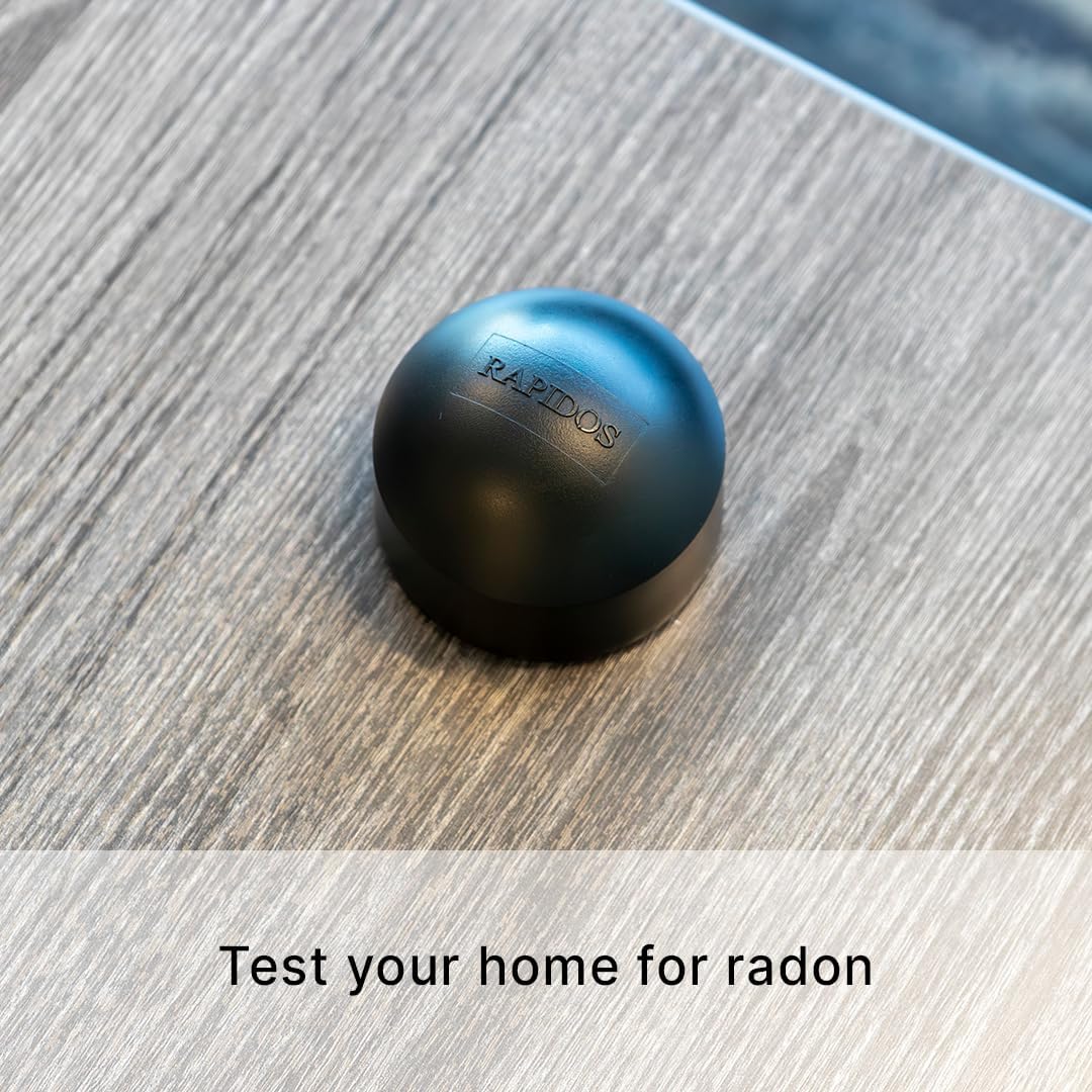 Rapidos Short-Term Radon Test Kit (10-90 Days) - Extremely Accurate Radon Detector for Home - EPA Approved Radon Home Test - Shipping and Lab