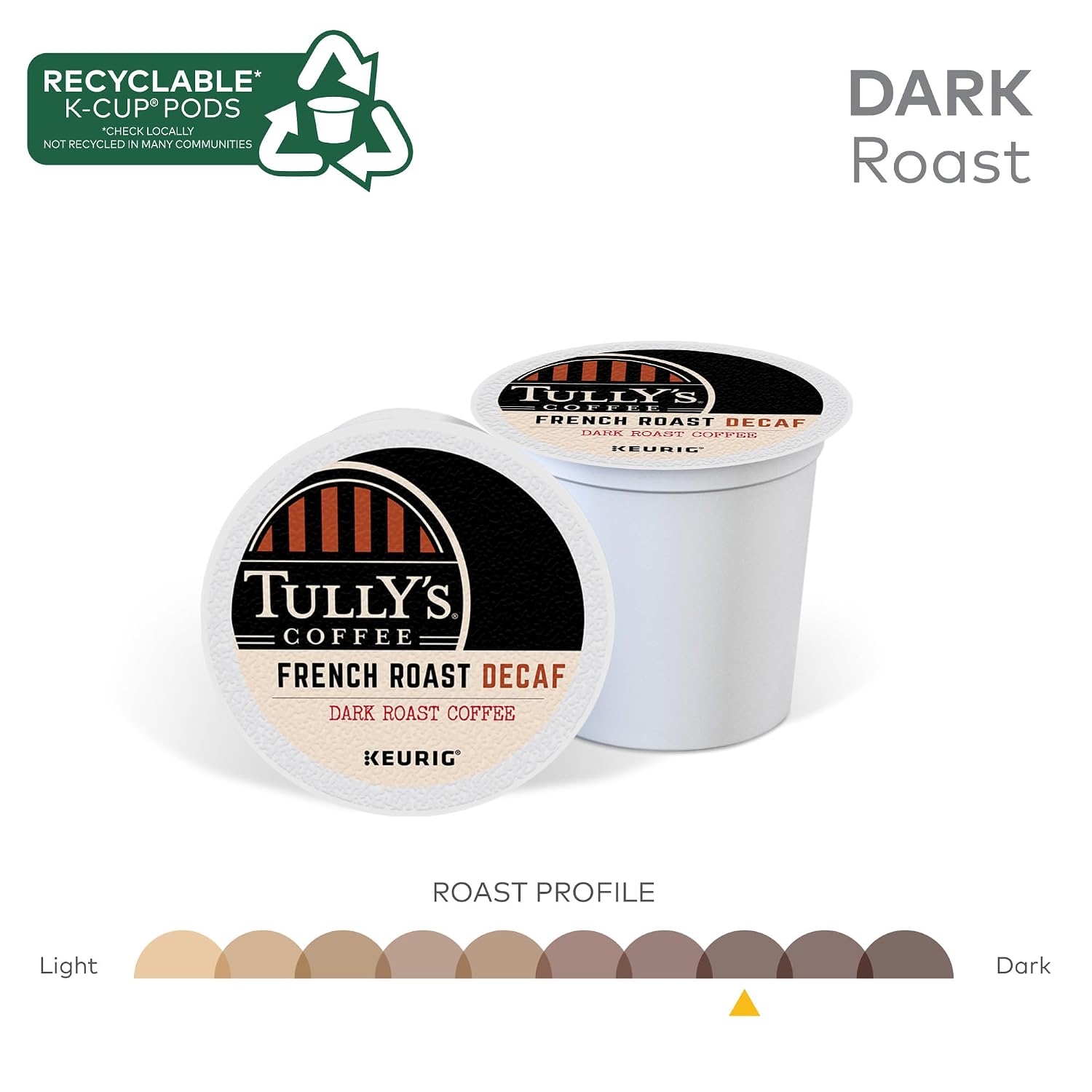 Tully's Coffee Hawaiian Blend Keurig Single-Serve K-Cup Pods, Medium Roast Coffee, 96 Count