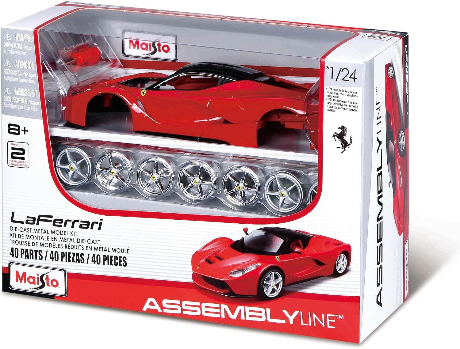 Maisto 1:24 Assembly Line LaFerrari Diecast Vehicle
