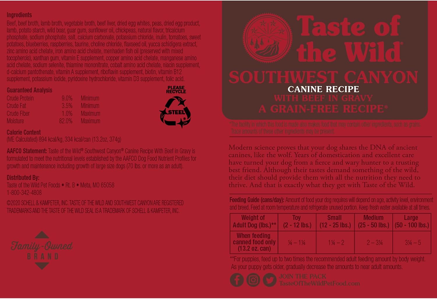 Taste of the Wild Pacific Stream Wet Food Salmon in Gravy 13.2oz Case of 12 | Puppy & Adult Dogs | Grain Free Recipe* | Complete & Balanced to Satisfy Finicky Dogs | Sweet Potatoes for All Day Energy