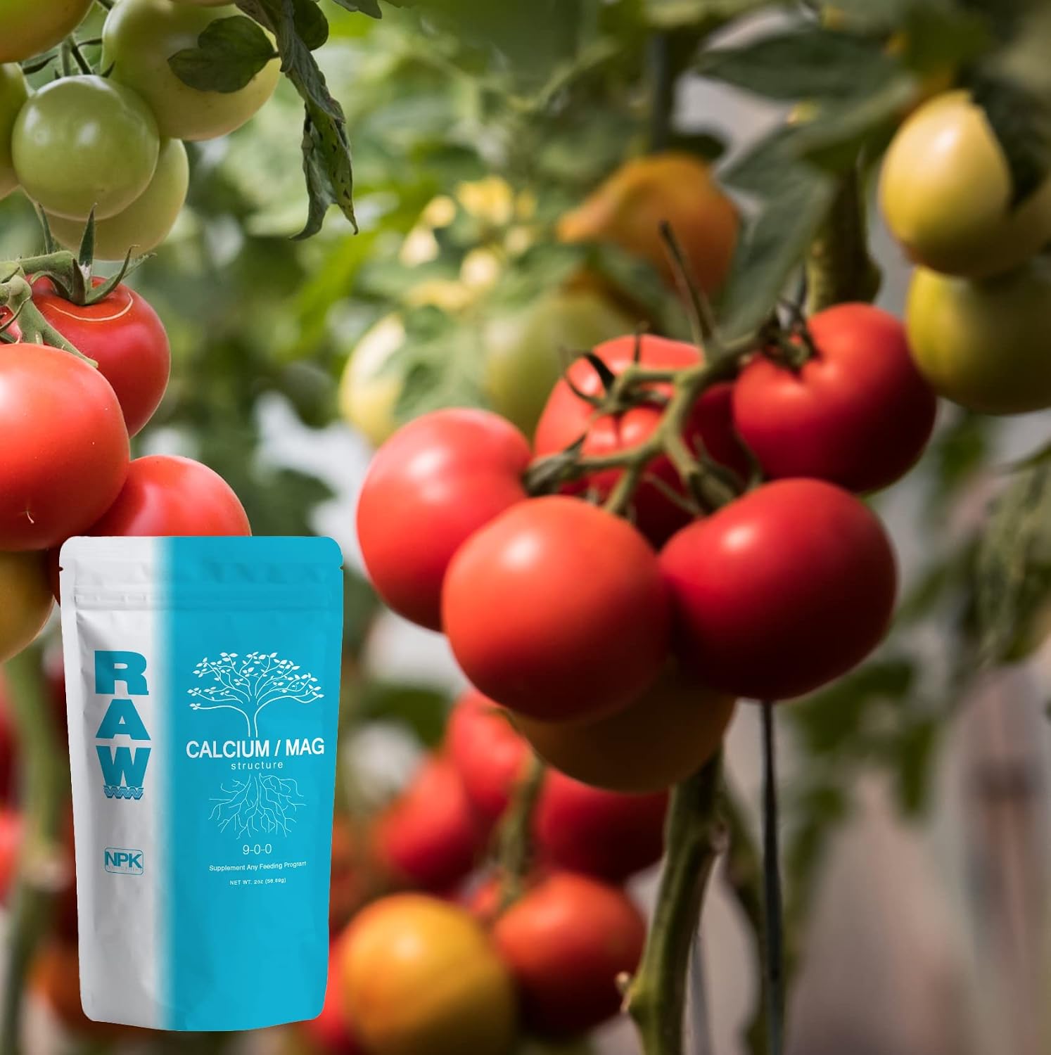 RAW Calcium/Mag 2oz - Essential Combo for Plant Health - Boosts Cell Strength and Nutrient Uptake