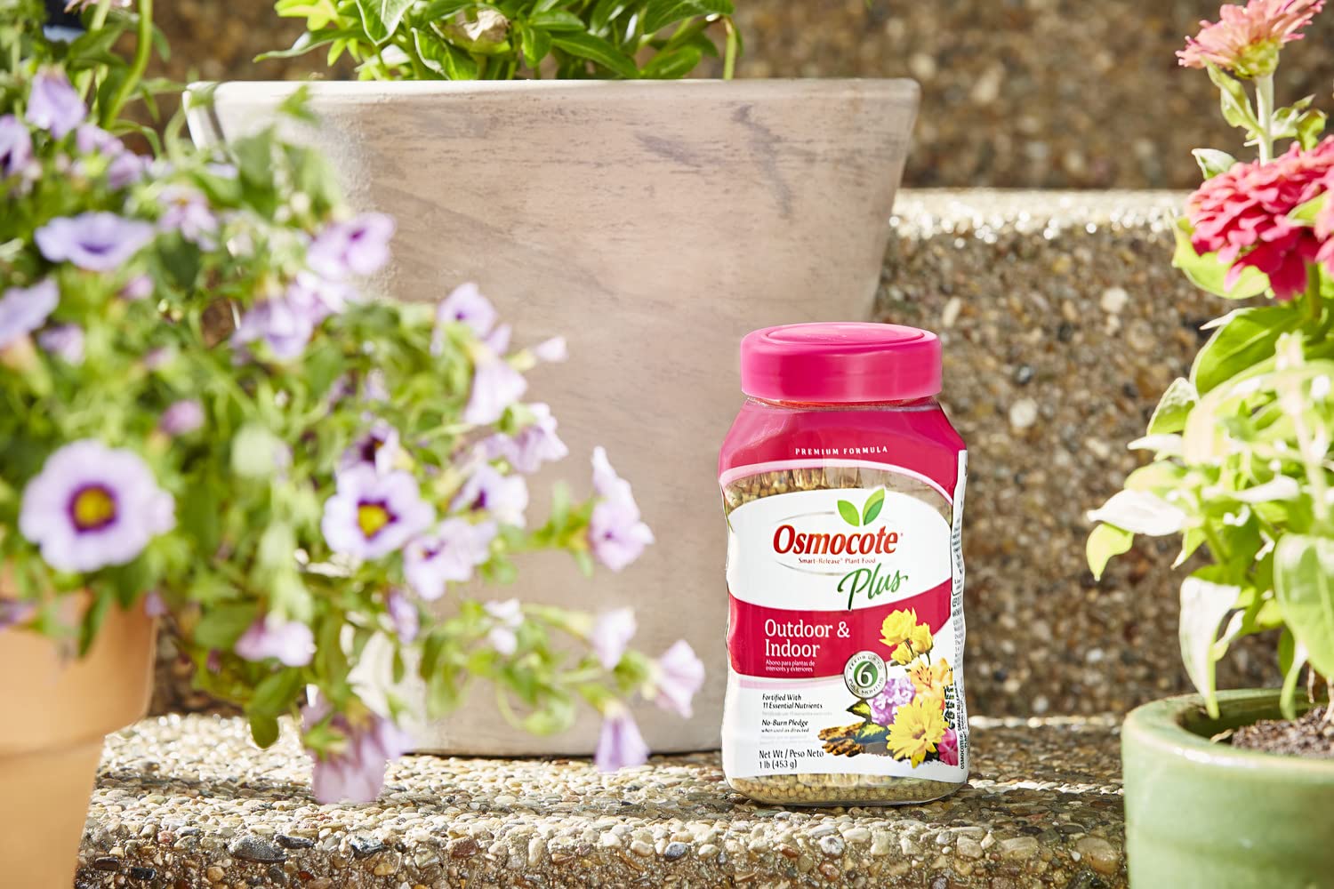 Osmocote Smart-Release Plant Food Flower & Vegetable, 4.5 lb. | For Edible Plants, Seasonal Vegetables, Fruits, Flowers, Herbs and More