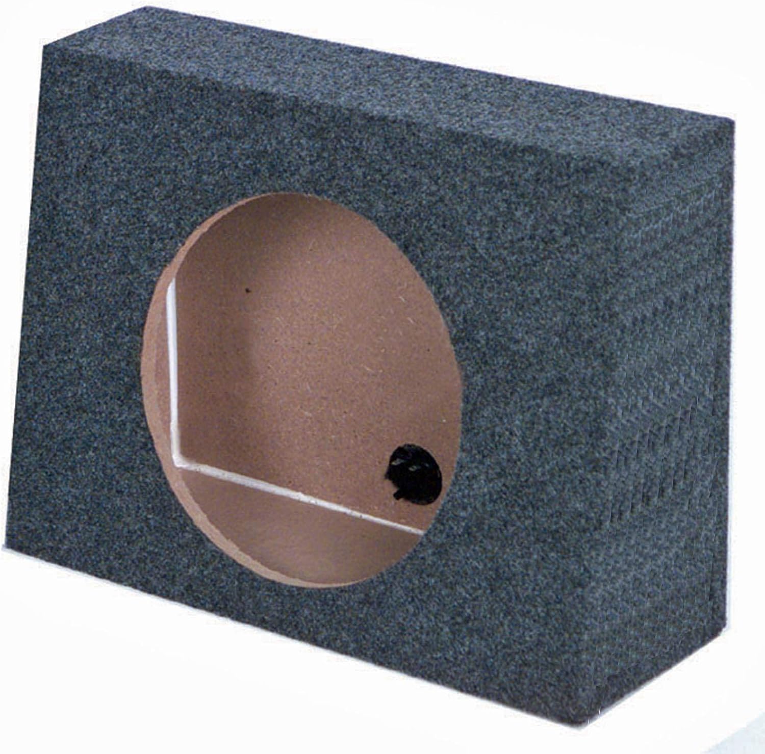 QPower QTW12 Single 12" Sealed Car Audio Subwoofer Sub Box Enclosures, Pair