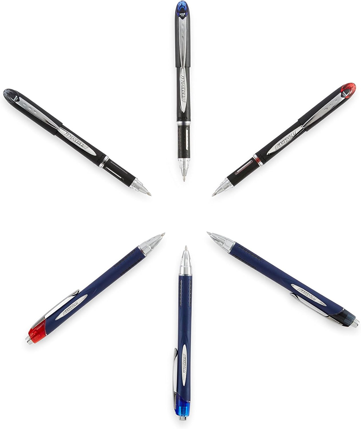uniball™ Jetstream RT Ballpoint Pens, Black, 1.0mm Medium Point, 12 Count