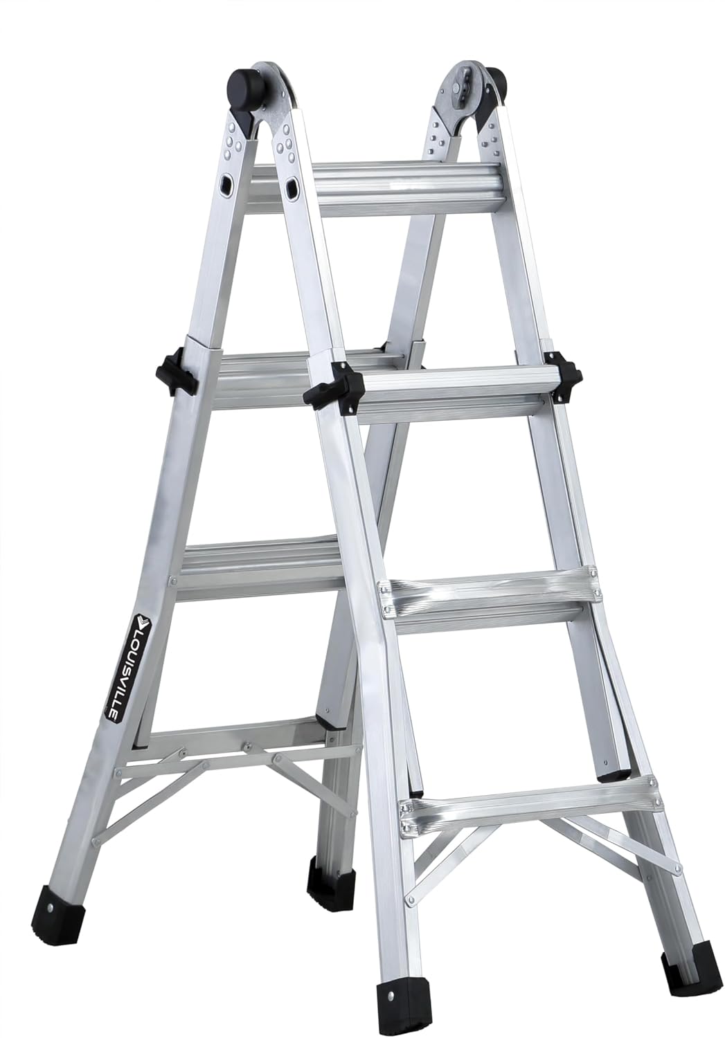 Louisville Ladder 13-Foot Aluminium Multipurpose Ladder, 300-Pound Load Capacity, Type IA, L-2098-13